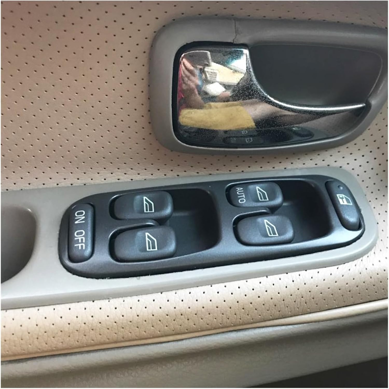 Front Left Electric Window Control Master Switch Compatible with Volvo V70 S70 XC70 1998-2000 8638452 Styling