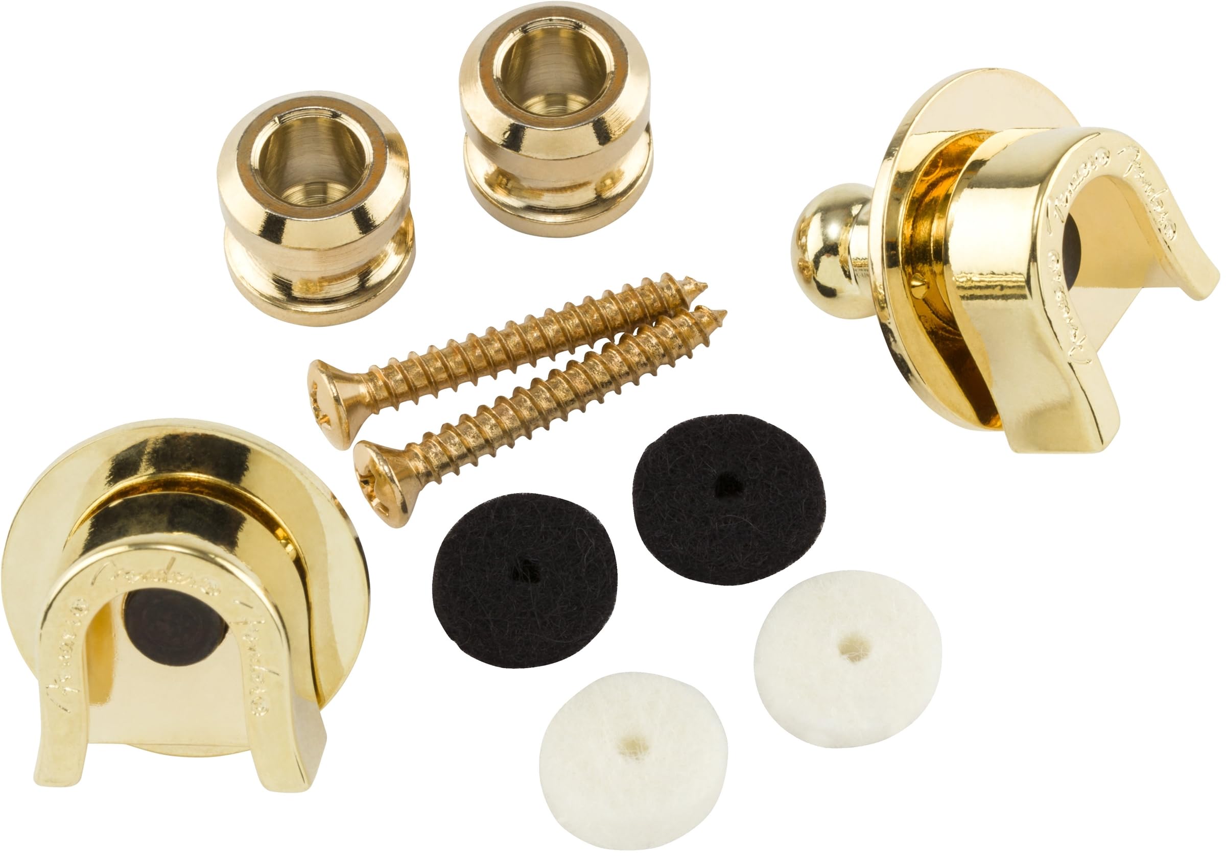 Fender Strap Locks For Electric Guitar Gold Medium