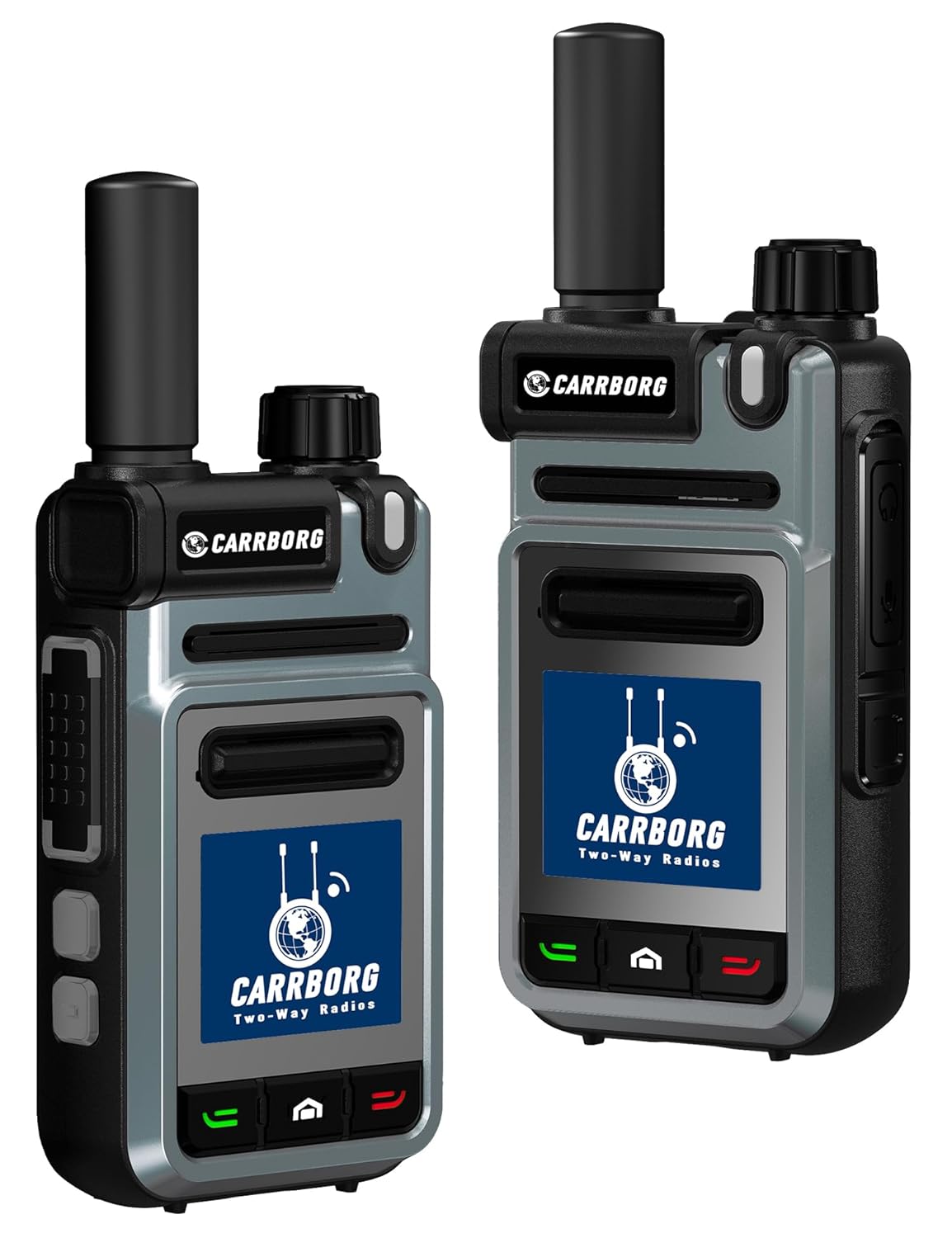 V1 Global 4G Walkie Talkie Long Range Handheld Unlimited Range Two Way Radios 4000mAh Type-C Battery with SIM
