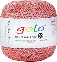 Vista 61 de Golo - Hilo de ganchillo tamaño 30, hilo de colores para hacer encaje 310