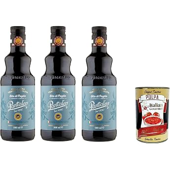 Italian Gourmet Olio Extravergine Oliva IGP Virgin Olive Oil 3 x 500 ml