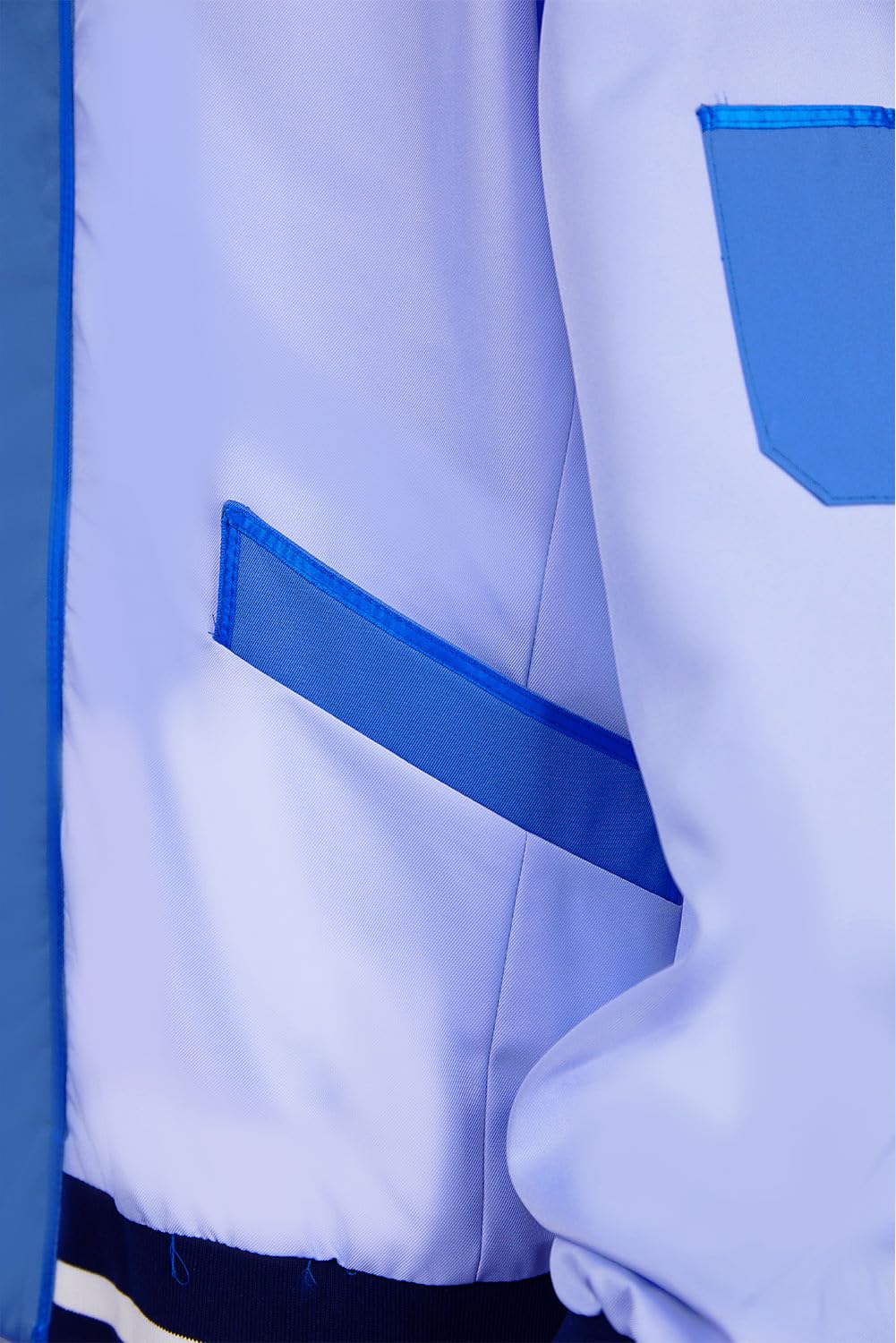 Wilbur Disfraz de policía para hombre, cosplay, uniforme, Halloween, carnaval, abrigo, chaqueta, azul, para adultos