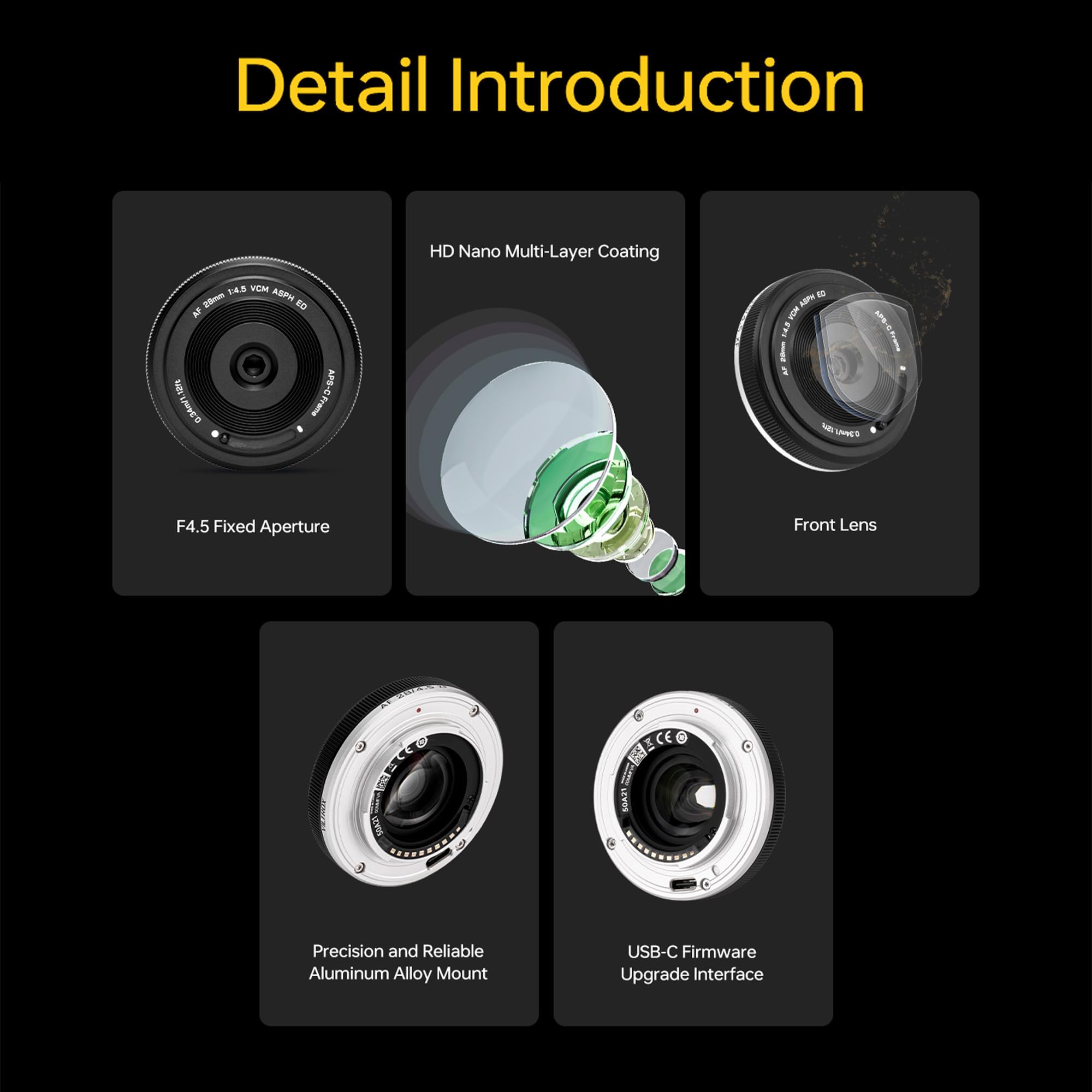 【新品未使用】 VILTROX AF 28/4.5 FE E-Mount レンズ Amazon.co.jp: VILTROX AF 28mm F4.5 FE Chip Eマウントカメラレンズ