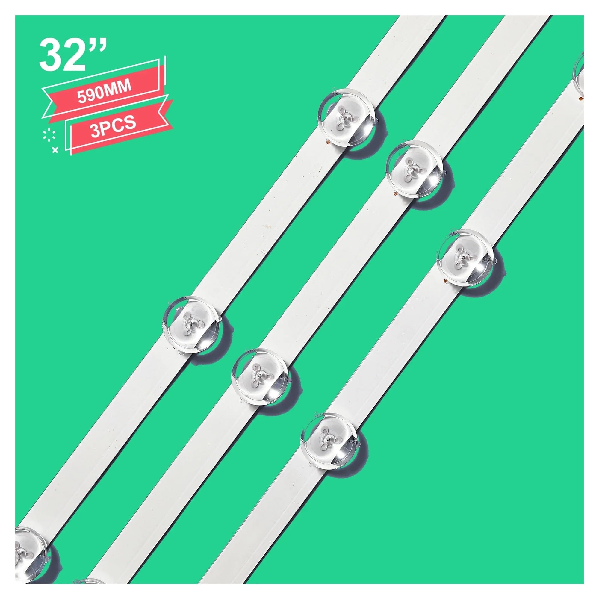 1/2/5/10 Set LED Backlight Strip for DE LED TV 32" 32LN540B Uot Pola2.0 32ln54 Agf78399401 32LN5707 HC320DXN-VHFPA-21XX(Size:10 Set)
