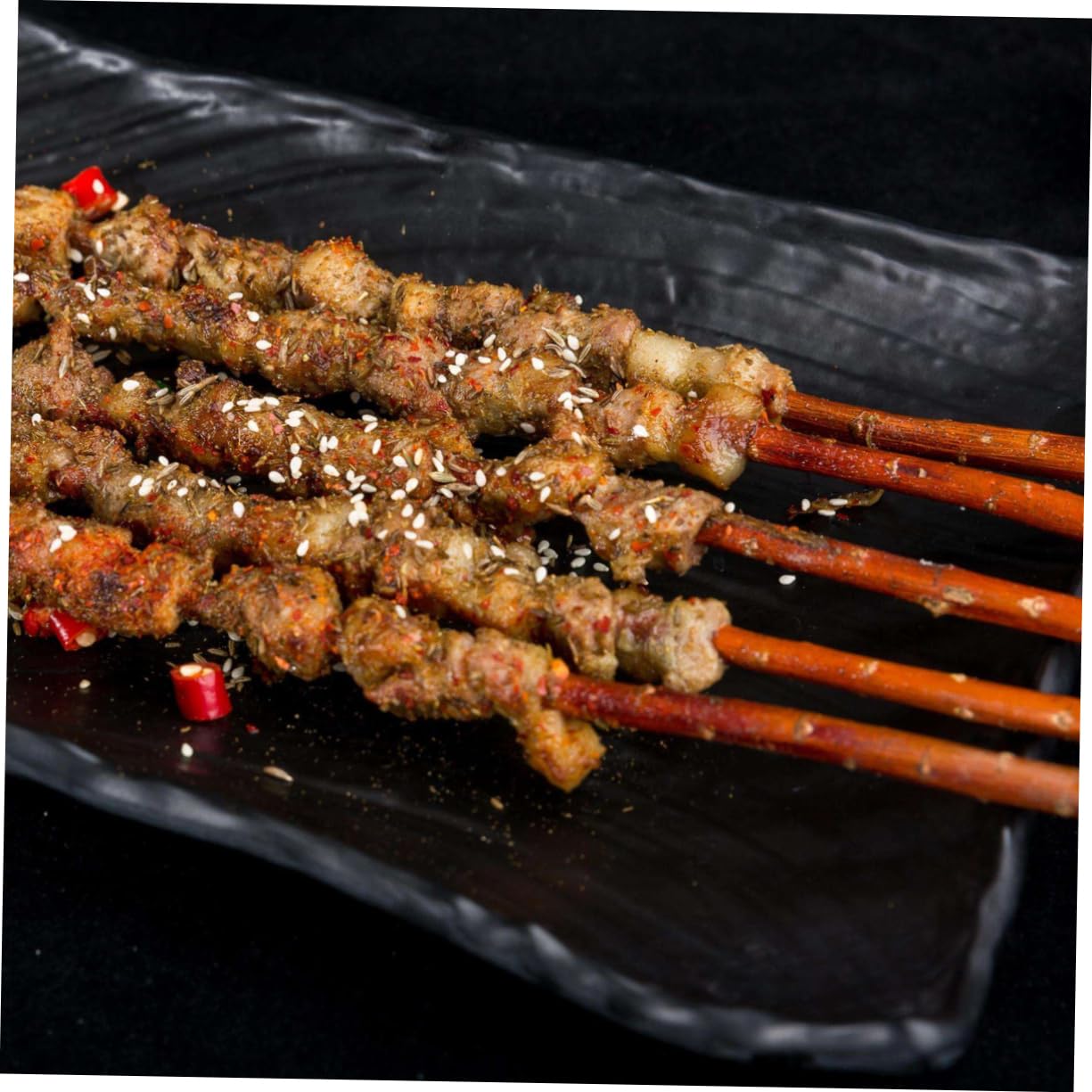 100 Pezzi Forchette Barbecue Legno Naturale Sicuro Pulito Legno Comodo Impugnare Carne Deliziosa Piccoli Negozi Barbecue All'aperto Pratica Famiglia