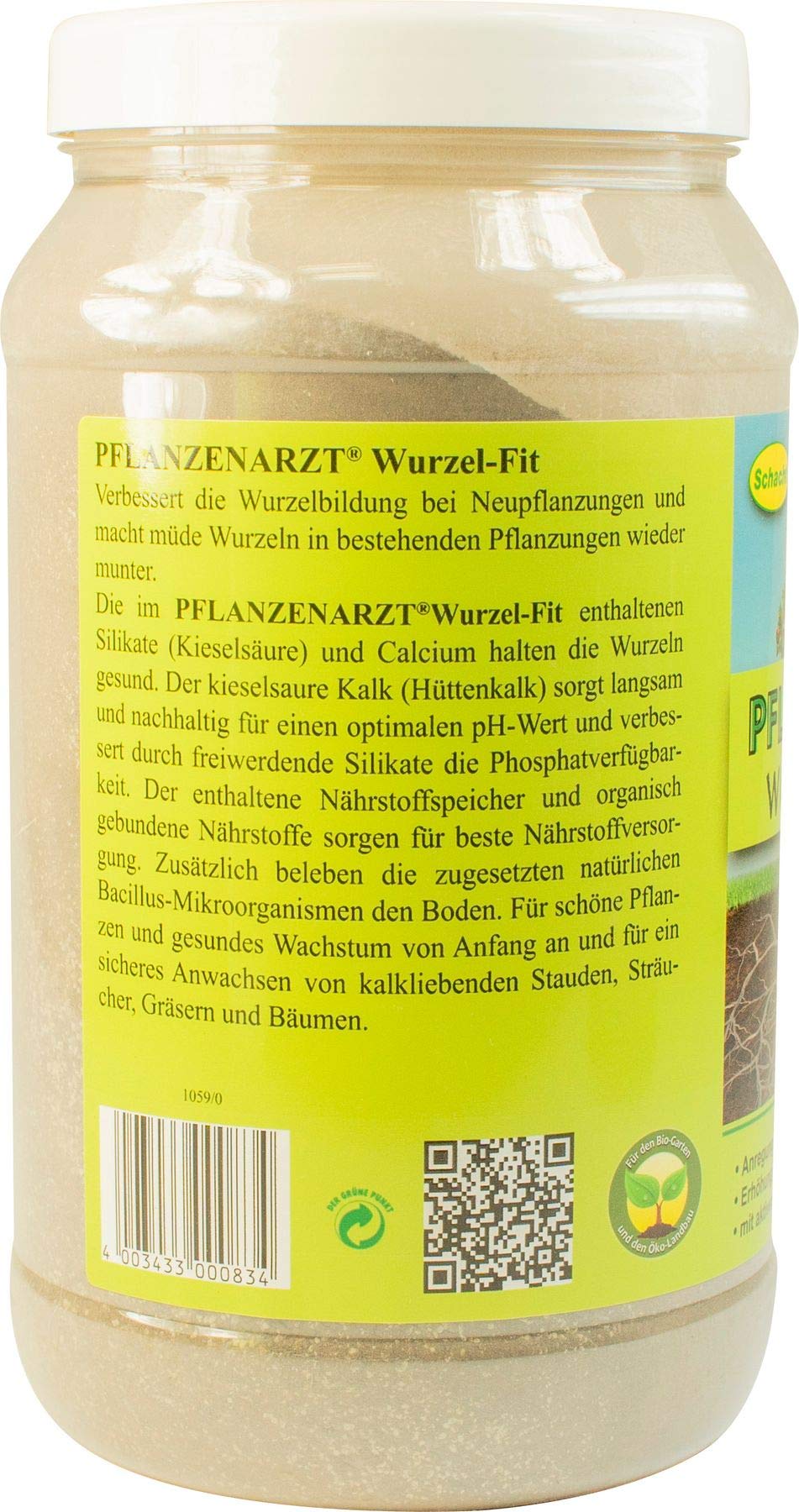 PFLANZENARZT Wurzel-Fit Wurzelaktivator, Organisch-mineralischer NP-Dnger  mit Eisen und Kalk, 2,25kg : Amazon.de: Garten