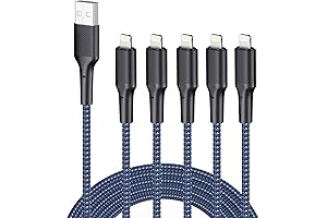 iPhone Charger Cable 10ft, 5-Pack: Extend Your Power