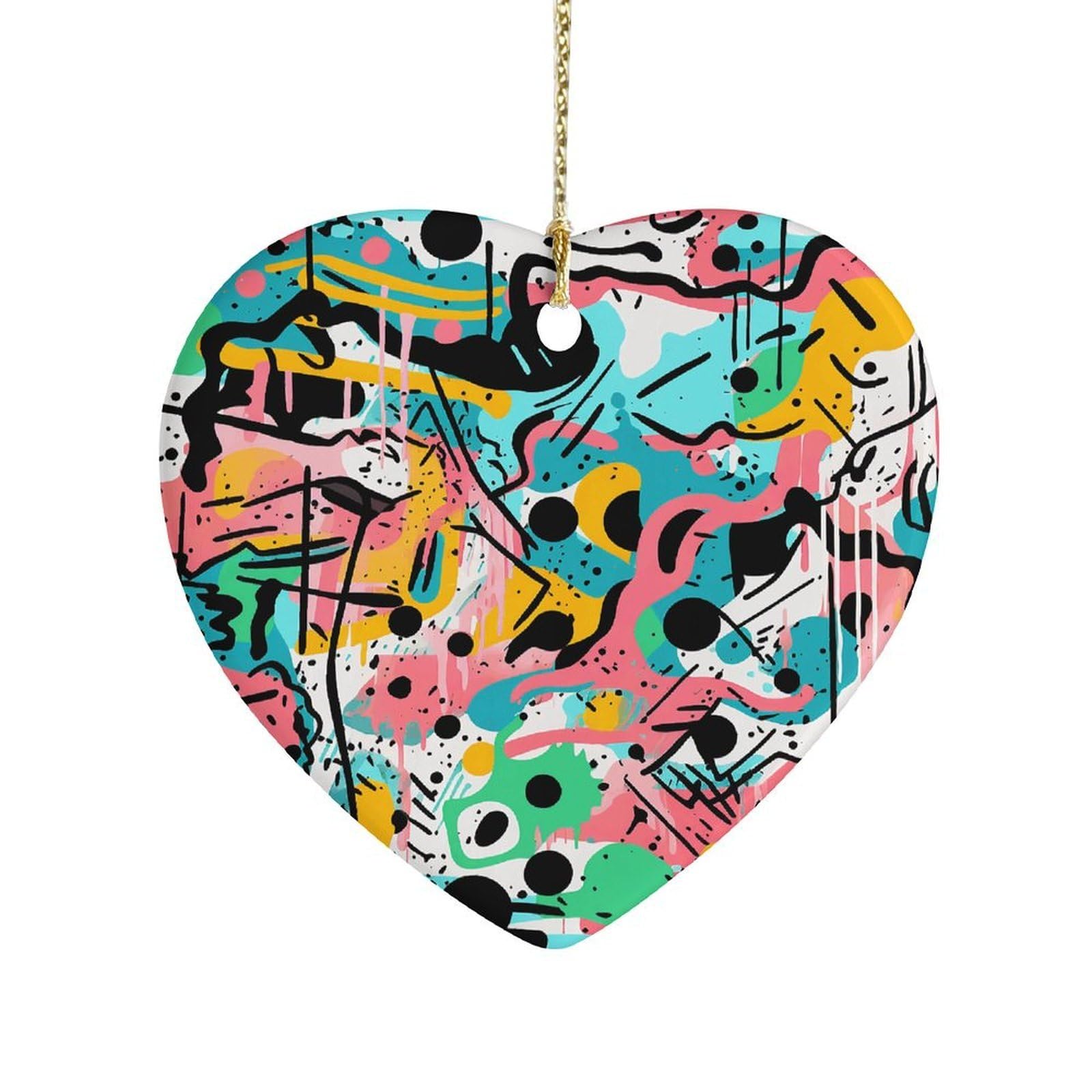 Fekiloot Style Jungle Punk Ceramic Ornament Home Decor Keepsake