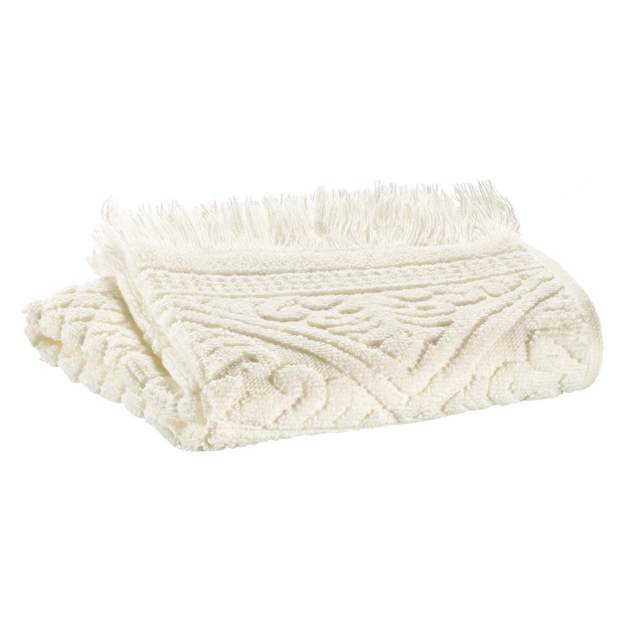 Toalla de invitado Zoé Tiza 30x50 cm Vivaraise para decoración de baño