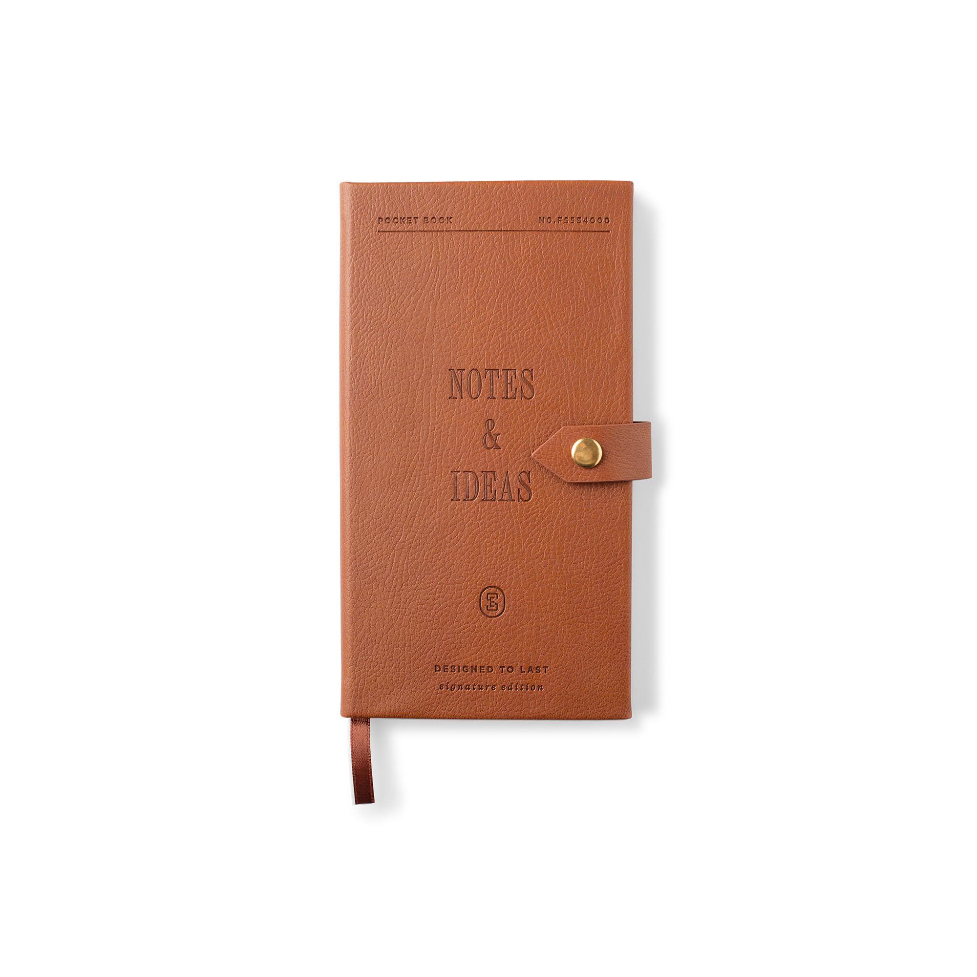Carnet de poche à bouton pour ranger vos notes et idées sans perdre vos feuilles de papier