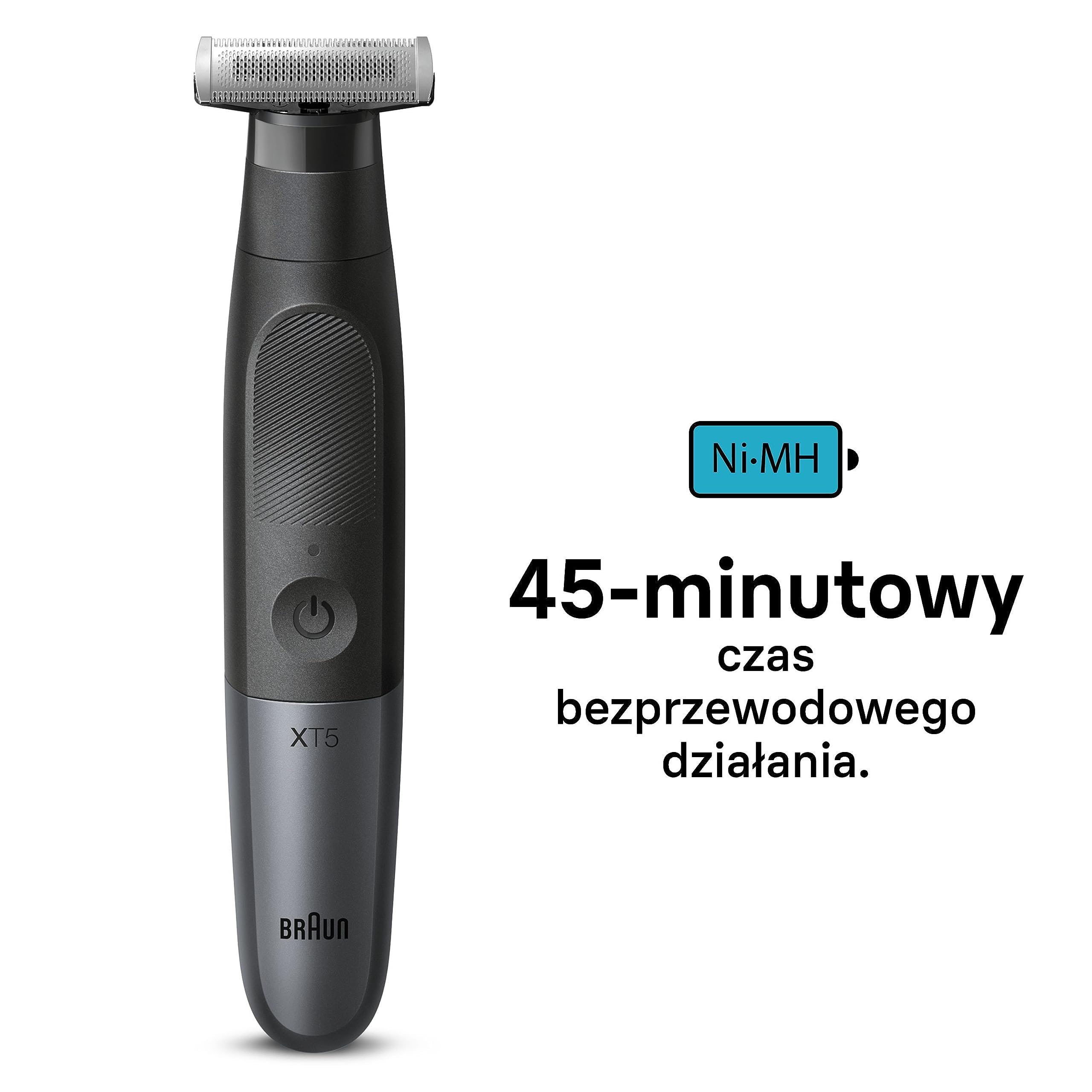 Braun Series X, Hybrid Elektrische Herren Bart & Körperrasierer 4D Klinge, SkinShield Wasserfest, Wireless XT5200