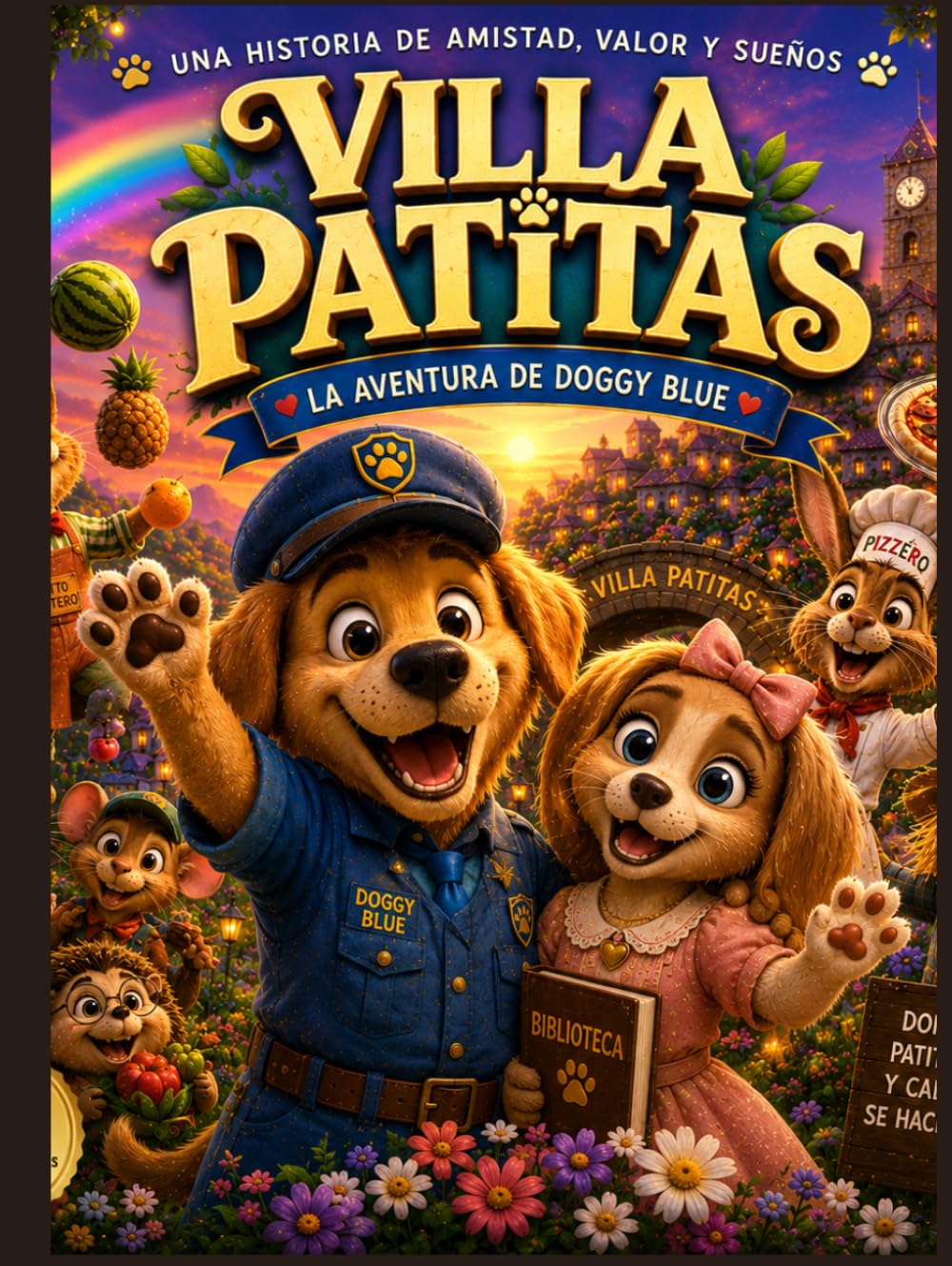 Villa Patitas: La aventura de Doggy Blue (Sierra Kids: Aprende Jugando – Libros y Actividades para Niños)