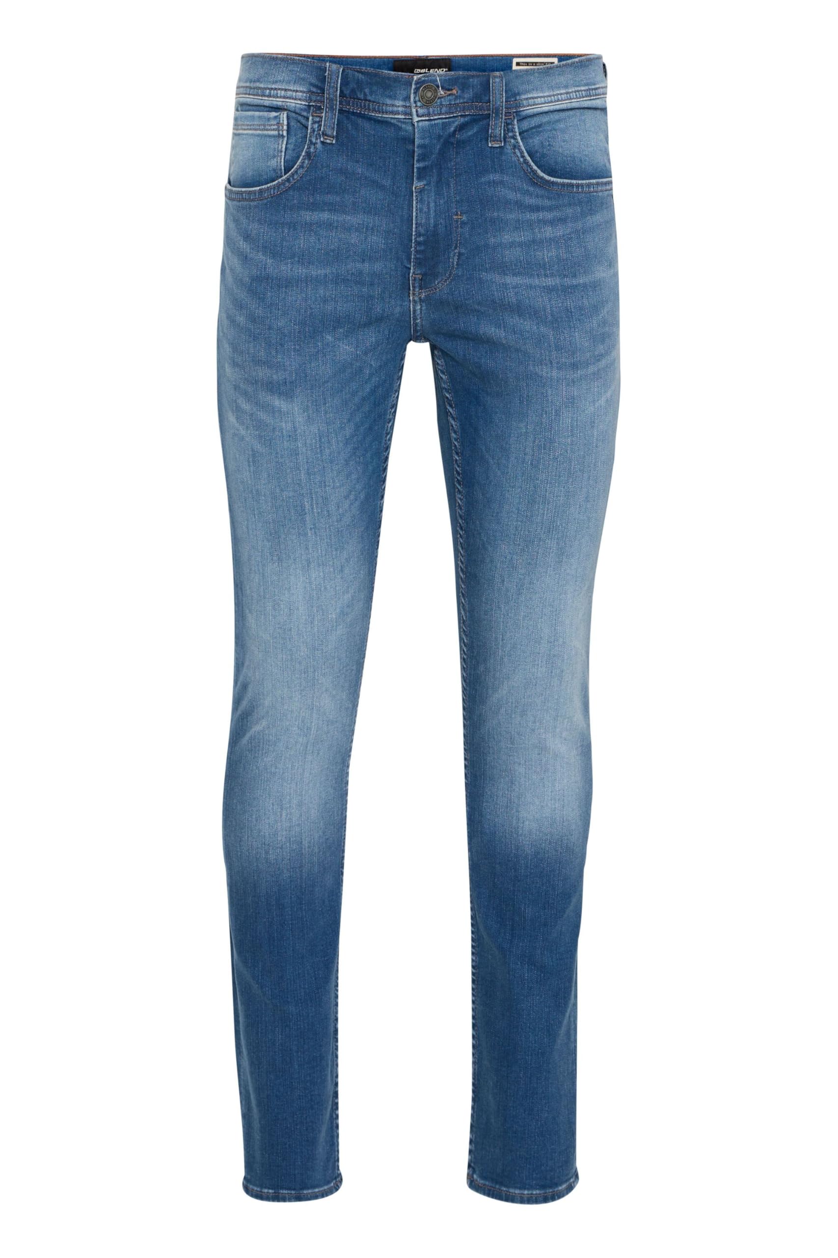 BLEND Men's Jet Multiflex Skinny Jeans, Blue (Denim Middle 76201), W32/L32 (Manufacturer Size: 32)