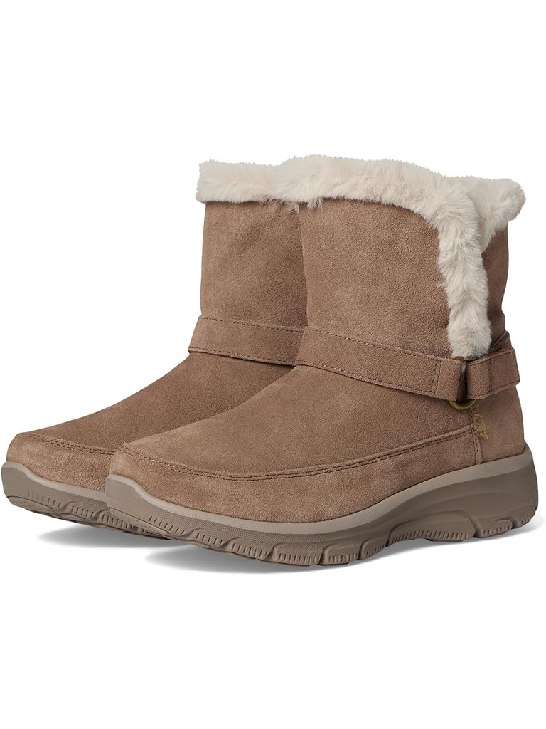 Taupe SKECHERS Easy Going - Dreamers Luxe Vibe Hands Free Slip-ins
