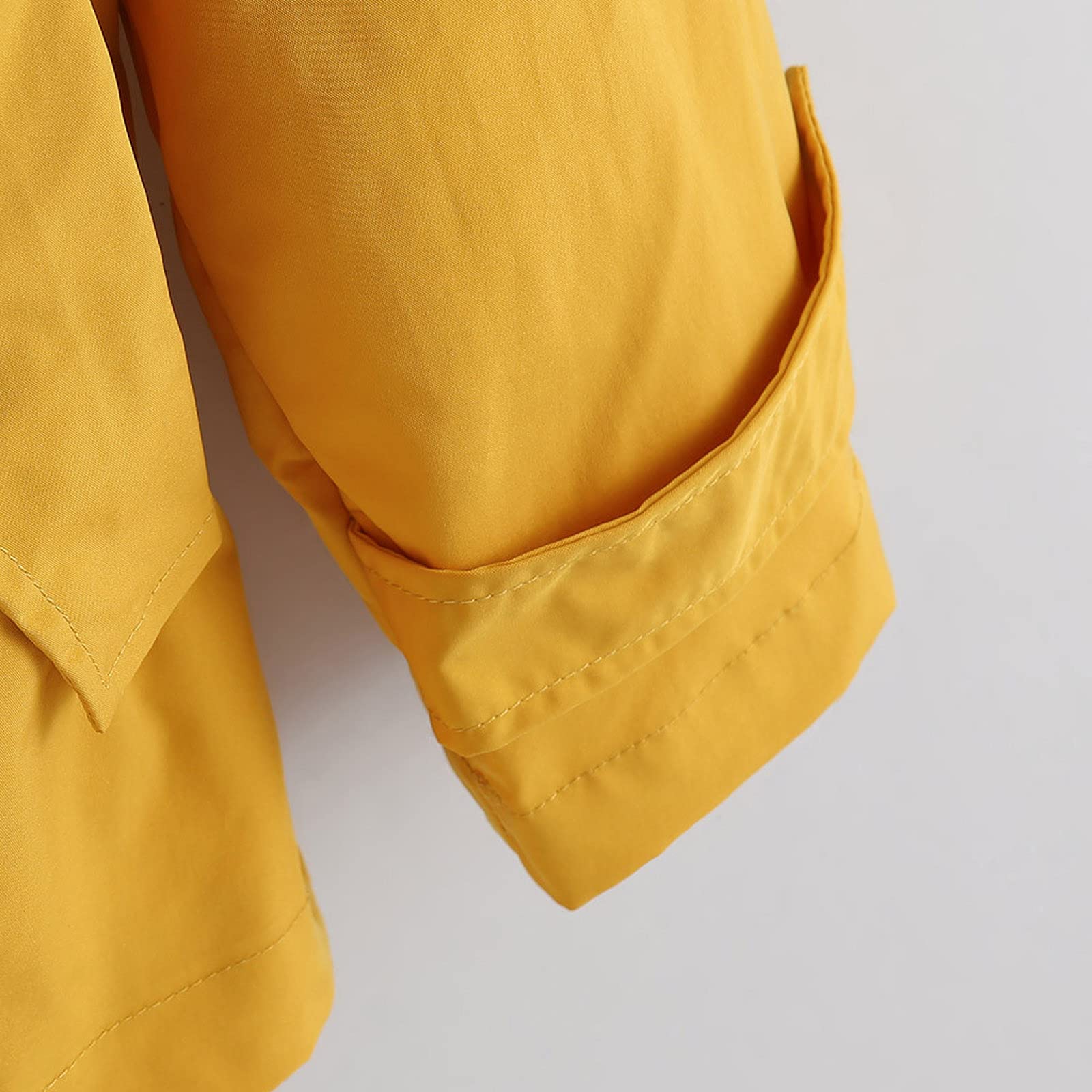 Chubasquero para mujer, impermeable, a prueba de viento, funcional, tallas grandes, negra, softshell, amarilla, entretiempo, chaqueta ligera con capucha para primavera, otoño, para senderismo