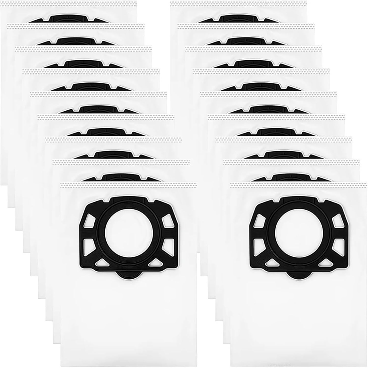 Vacuum Cleaner Dust Bags,Compatible With Karcher WD2 Plus, WD 3 Battery, KWD 1, 2, 3, MV 3, WD 3.200 To WD 3.800 M, SE 4001 4002 Accessories(18 PCS)