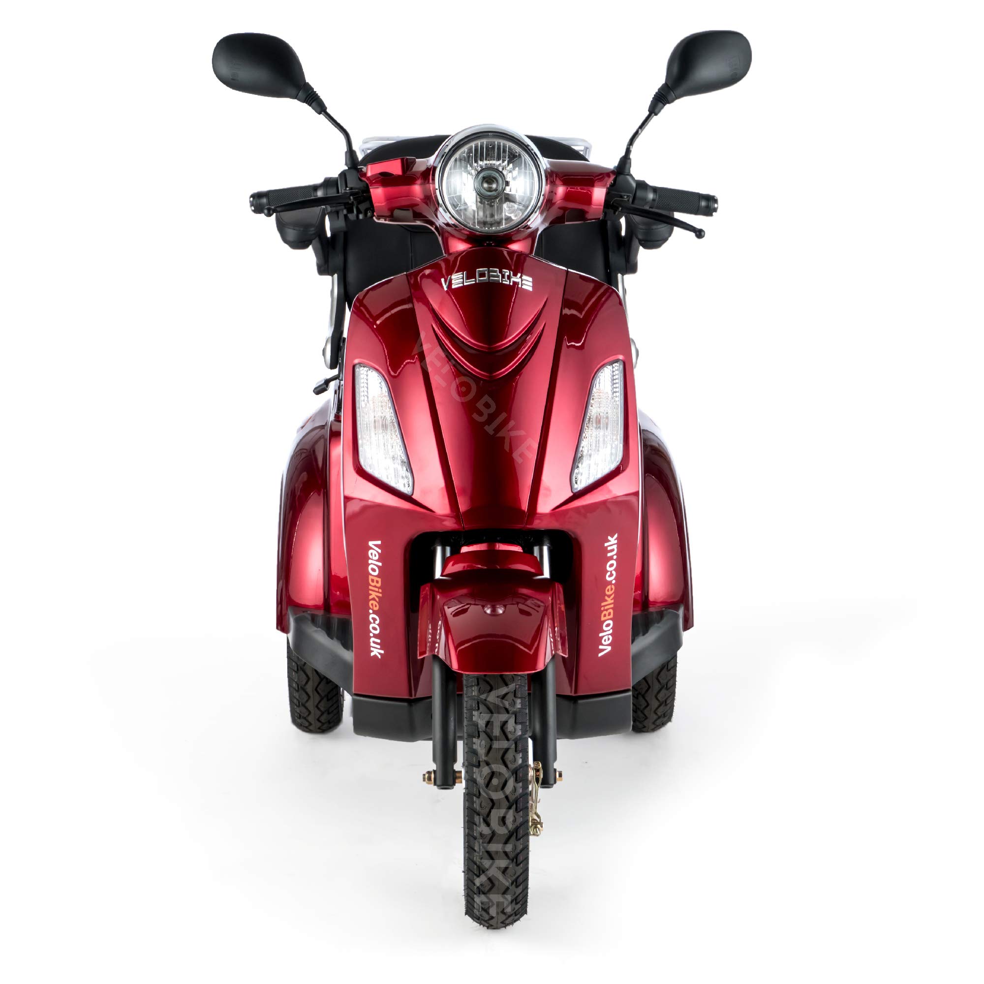 ZT15 VELECO Elektromobil, Veicolo Elettrico per Anziani, Disabili, Senior, Triciclo, 12 km/h ROSSO