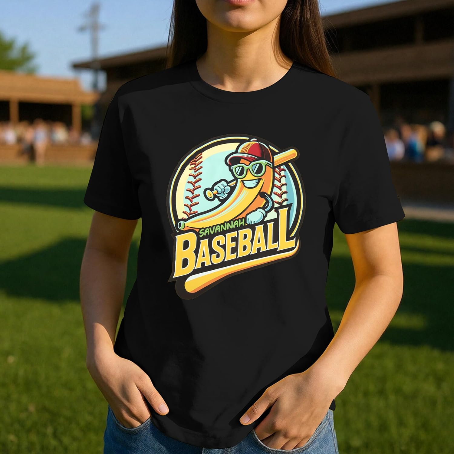 Baseball Shirt Baseball Player T-Shirts Team Women Ballgame Graphic Tshirt Game Day Fan Tee Casual Short Sleeve Top - Image 2