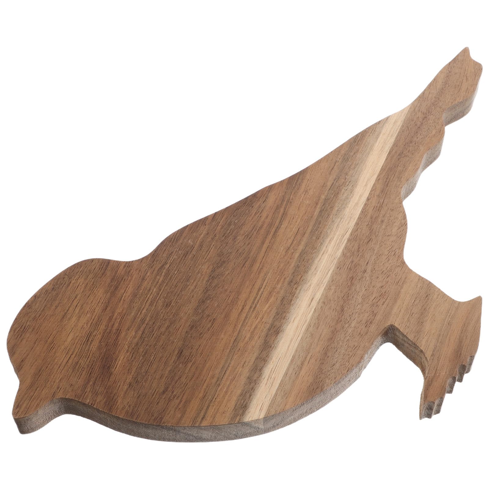 Tabla de cortar de madera SECFOU con forma de pájaro, bandeja fácil de limpiar para Pascua