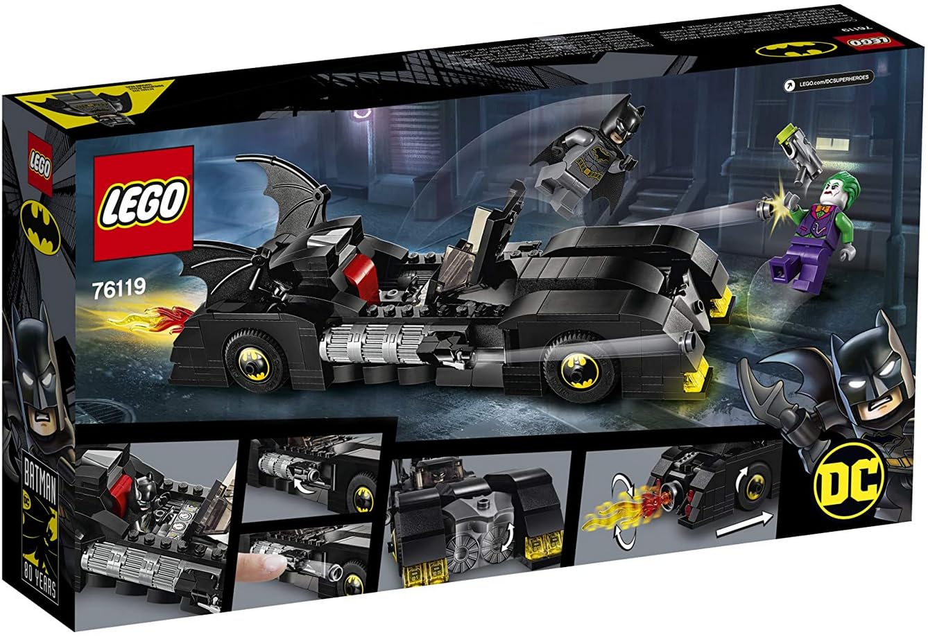 Amazon.com: LEGO DC Batman - Batmobile: Pursuit of The Joker (342 Pieces,  76119) : Toys \u0026 Games