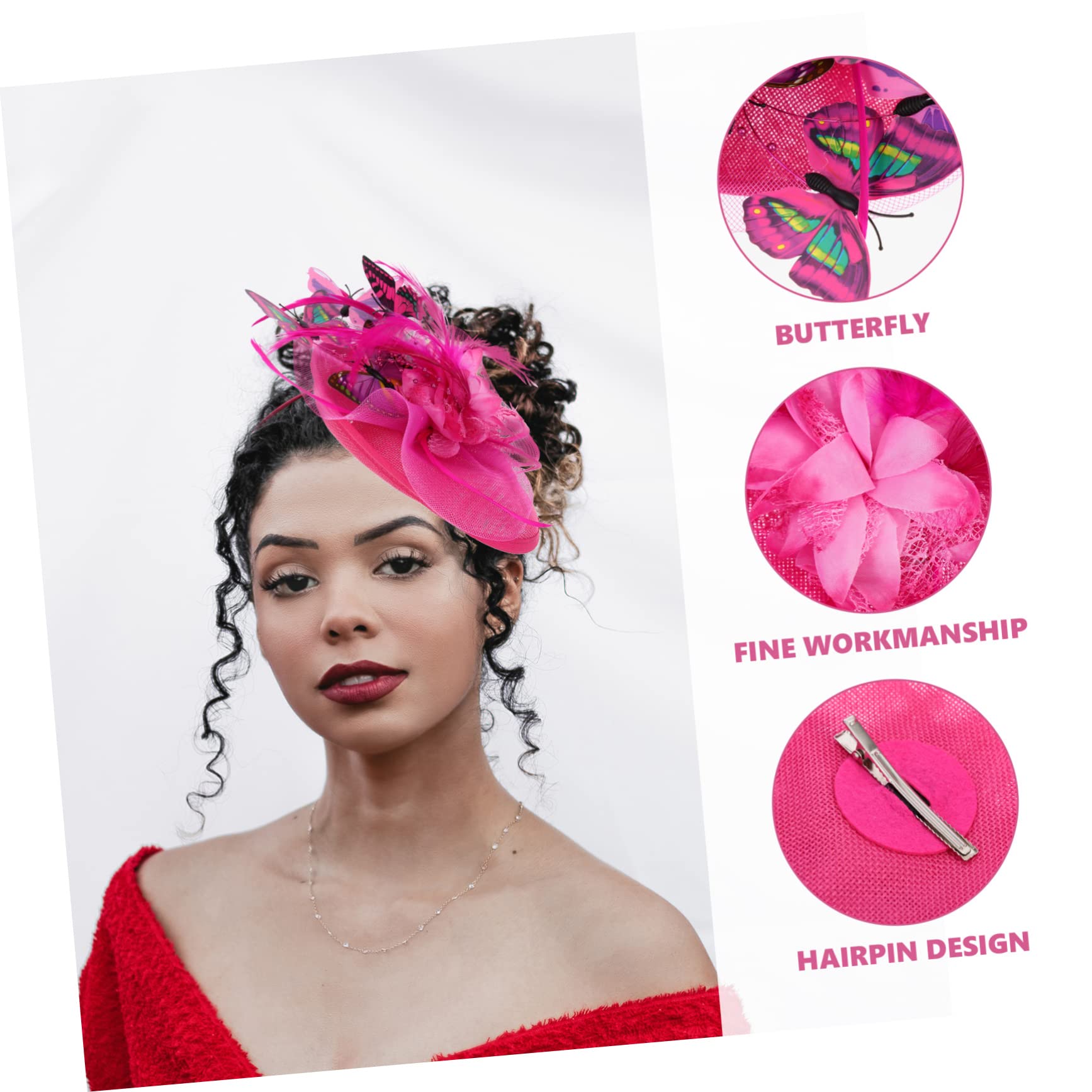 Holibanna 4piezas Sombrero Fascinator De Mujeres Diadema Para Fiestas Té y Eventos Formales Diseño y Elegante