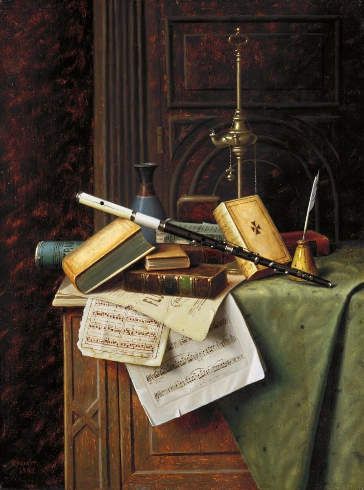 Harnett Still Life 1885 Noil On Panel By William Michael Harnett 1885 Poster Print by (24 x 36)