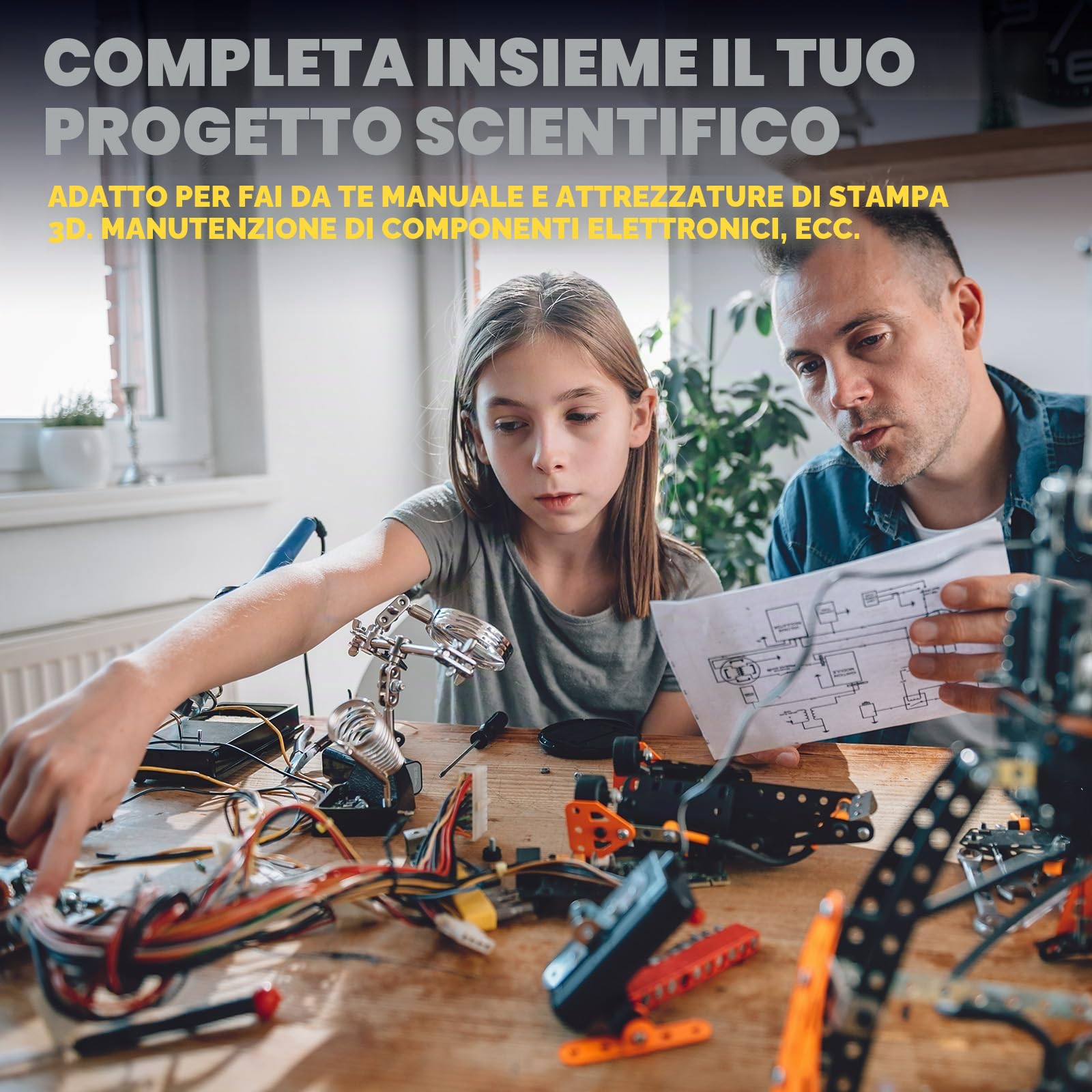 DxCRIMP JST Set pinza crimpatrice 20 stili SYP + XH + RC, set di utensili per crimpare [0,03-0,5 mm²] compatibile con connettori AMP, Molex, Futaba, Dupont e altri connettori