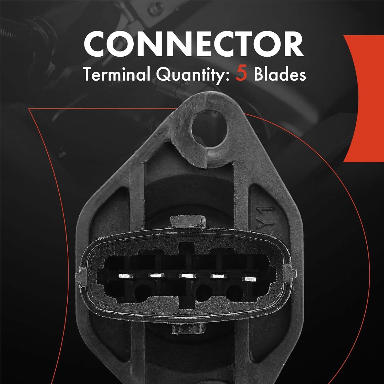 A-Premium Mass Air Flow Sensor Meter [5-Pins] Compatible with Porsche Boxster 1997-2004, 911 2002-2012, Carrera GT 2004-2005, Replace# 98660612500