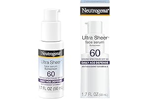 Vanicream Sunscreen Face: SPF 60 Ultra Sheer Facial Serum with Vitamin E