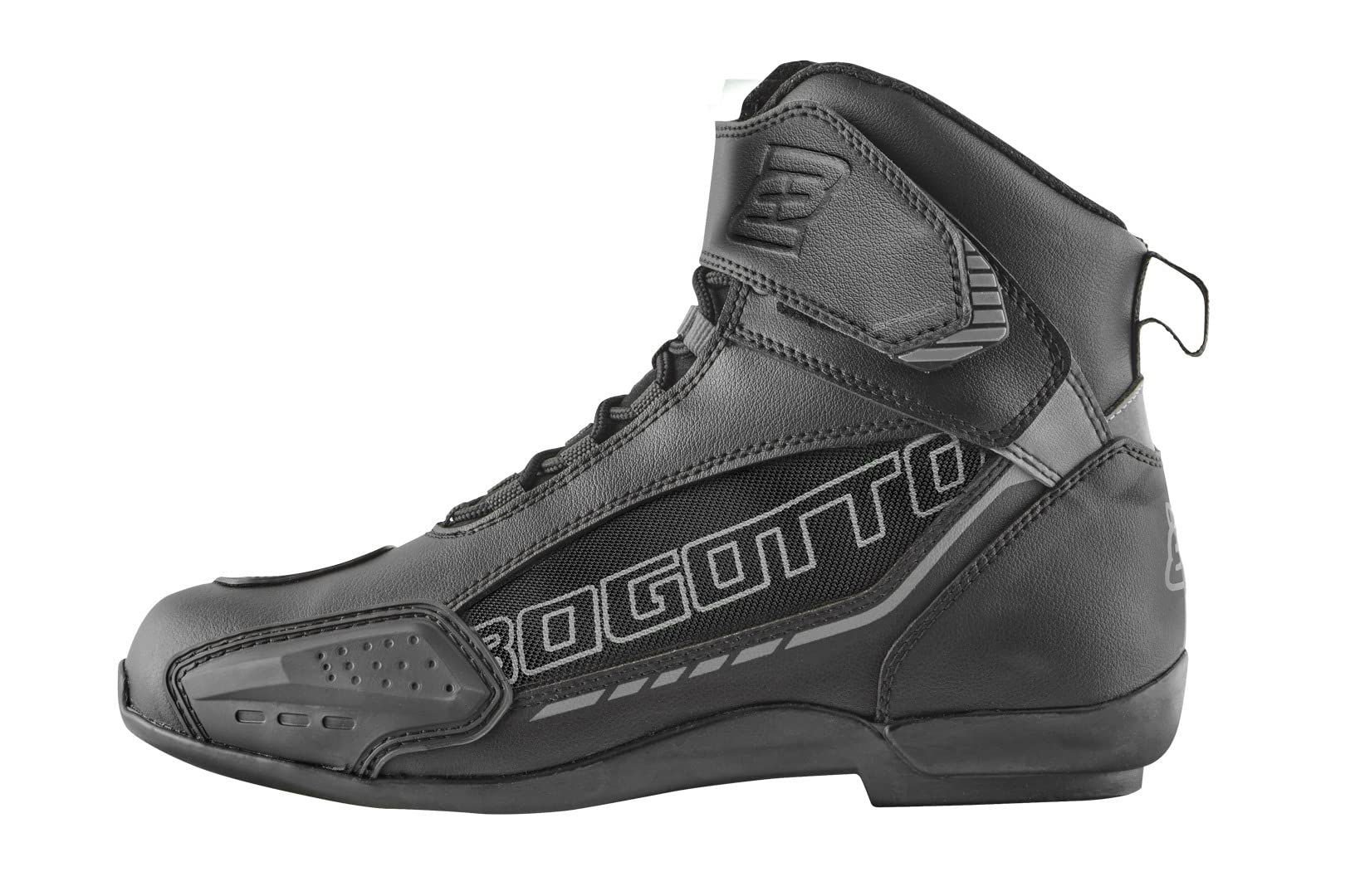 Bogotto GPX Motorradschuhe, schwarz, 47 | Atmungsaktiv