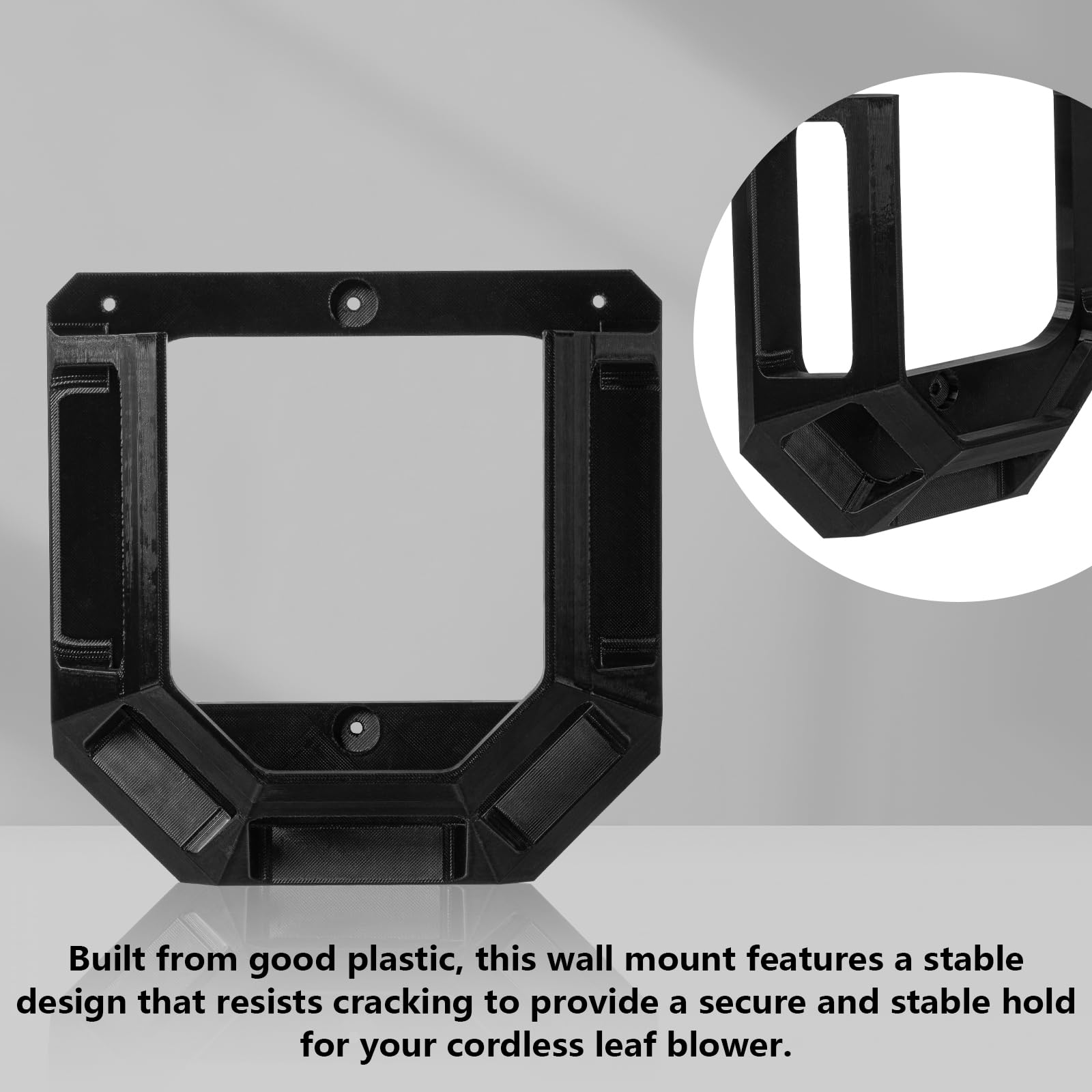 Soporte de pared para sopladores de hojas inalámbricos de 20 V, estante de almacenamiento compatible con herramientas DEWALT y otras marcas principales