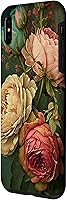 Vista 2 de iPhone XS Max Boho Shabby Chic Bohemian Roses Vintage Flowers Floral Case