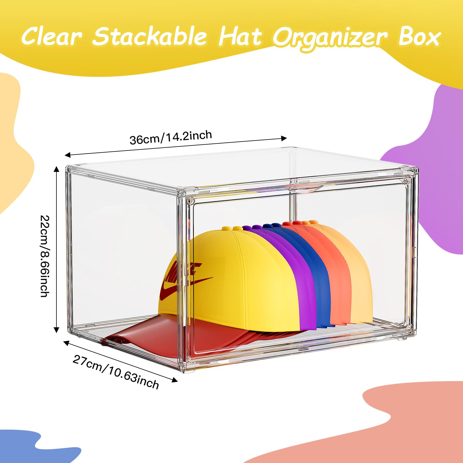 scatola organizer cappello
