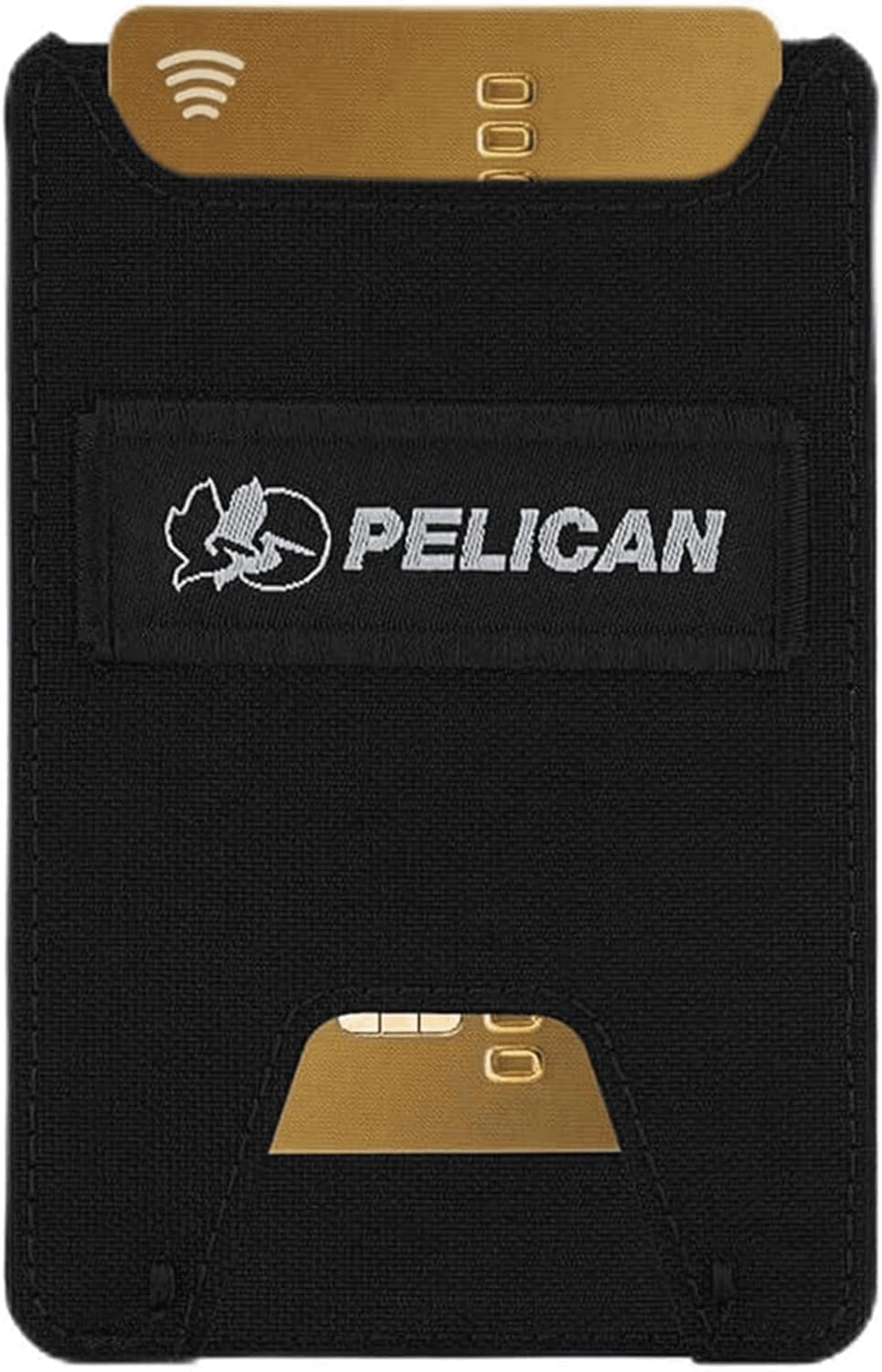 Pelican Aegis AirTag Wallet/Card Holder [RFID Blocking] Slim Wallet with Airtag Holder - Holds 7 Debit/Credit Cards & Cash w/Quick access Front Pocket - Durable 500D Cordura - Black