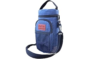 Valman Water Bottle Holder with Strap: Insulated, Cooled, Waterproof, and Perfect for...