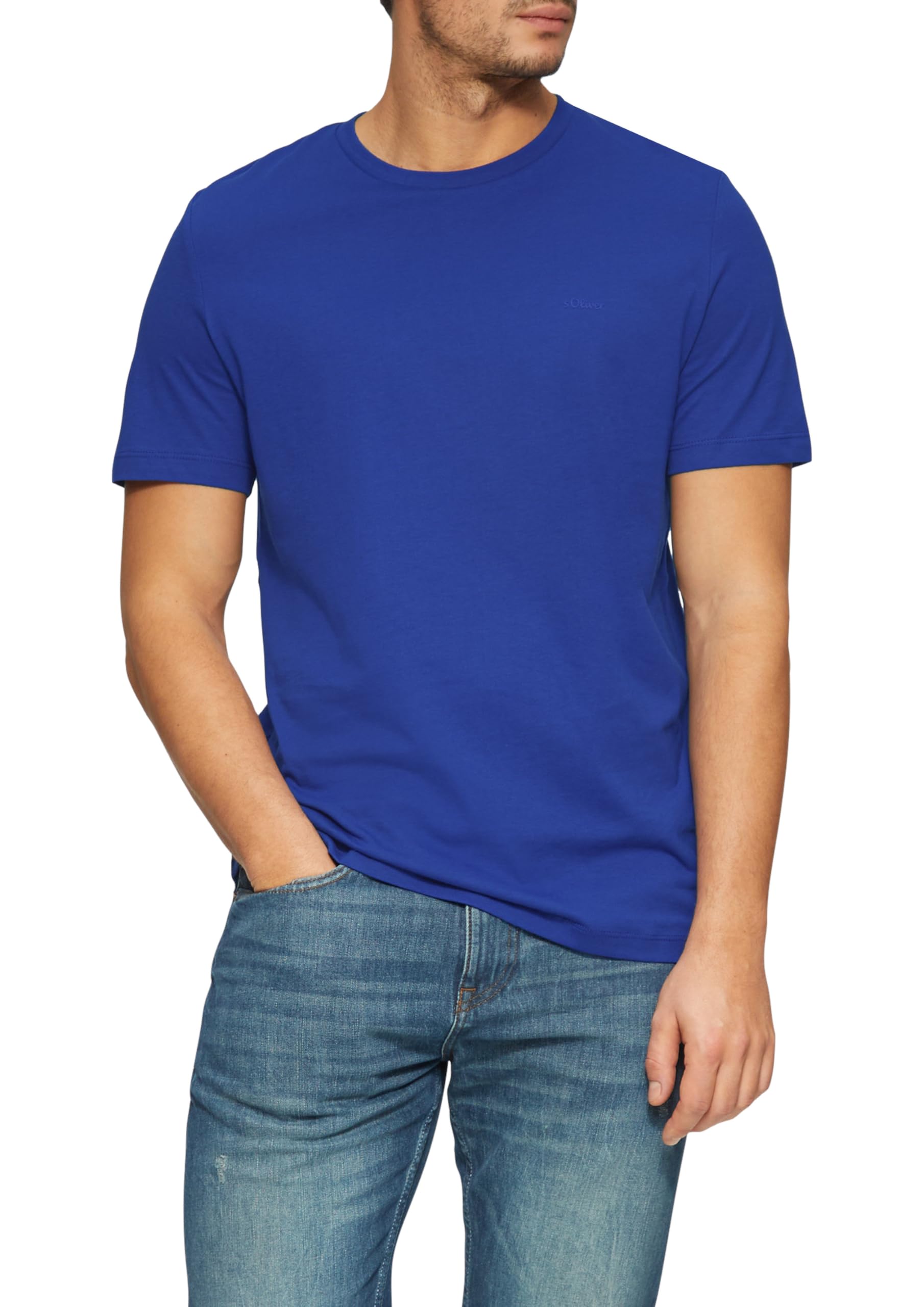 s.Oliver Mens Logo Detail T-Shirt, 5612, S