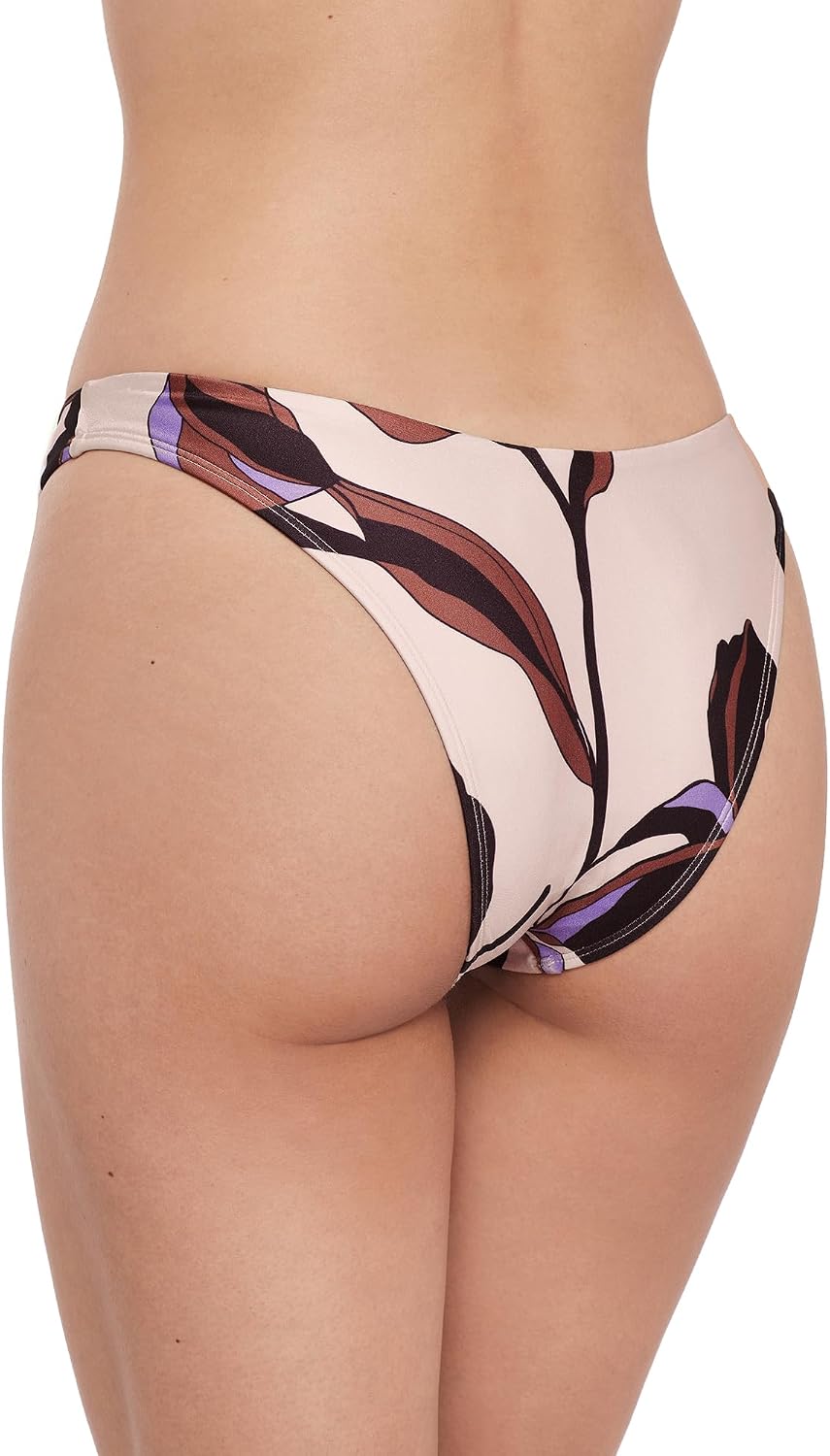 Steve Madden Women's Scoop Hipster Bikini Bottom with Cheeky Coverage