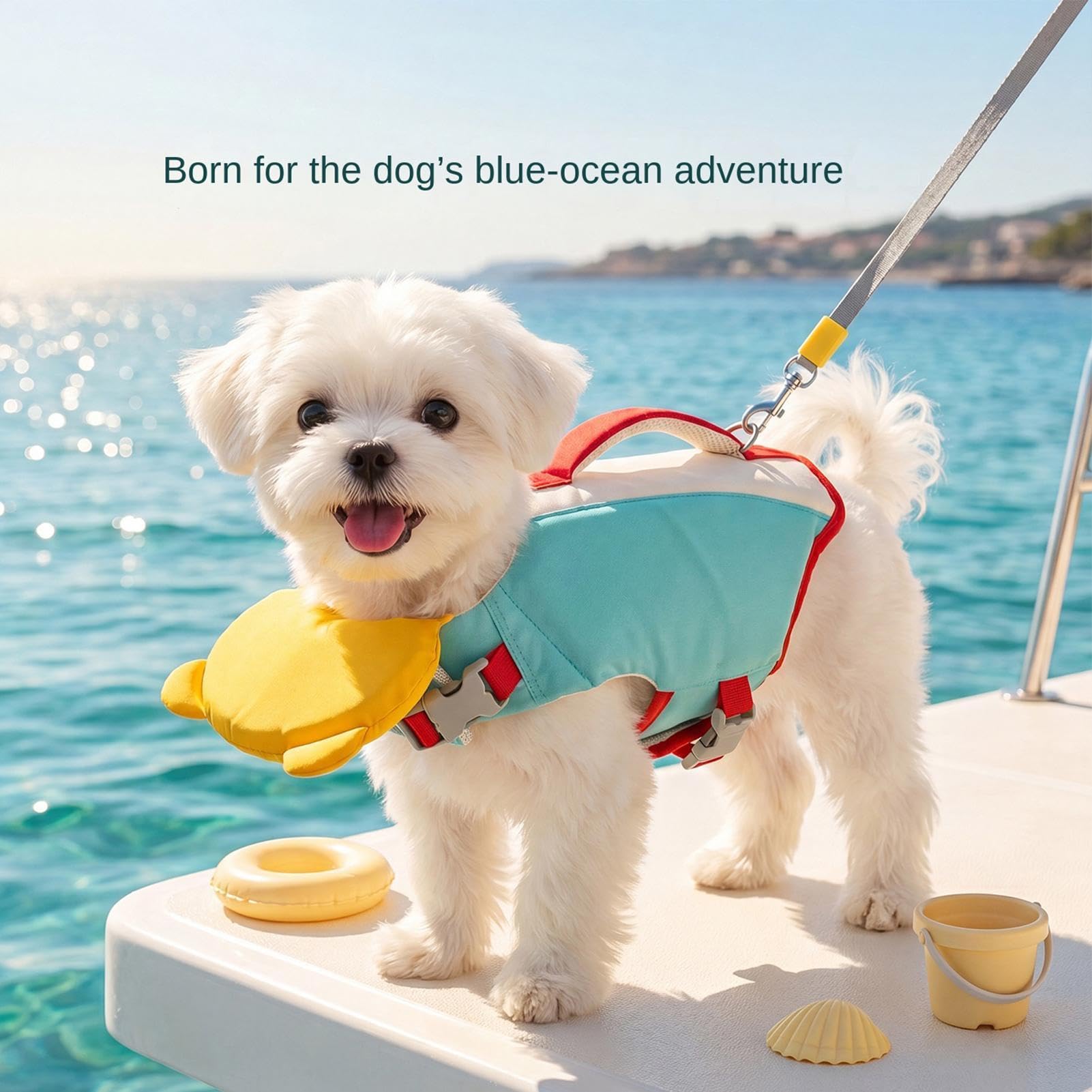 Gilet de sauvetage pour chien, haute flottabilité, respirant, pour chiot | Gilet de sauvetage pour parents, entraîneurs, bateaux, voile, pêche, kayak, canoë