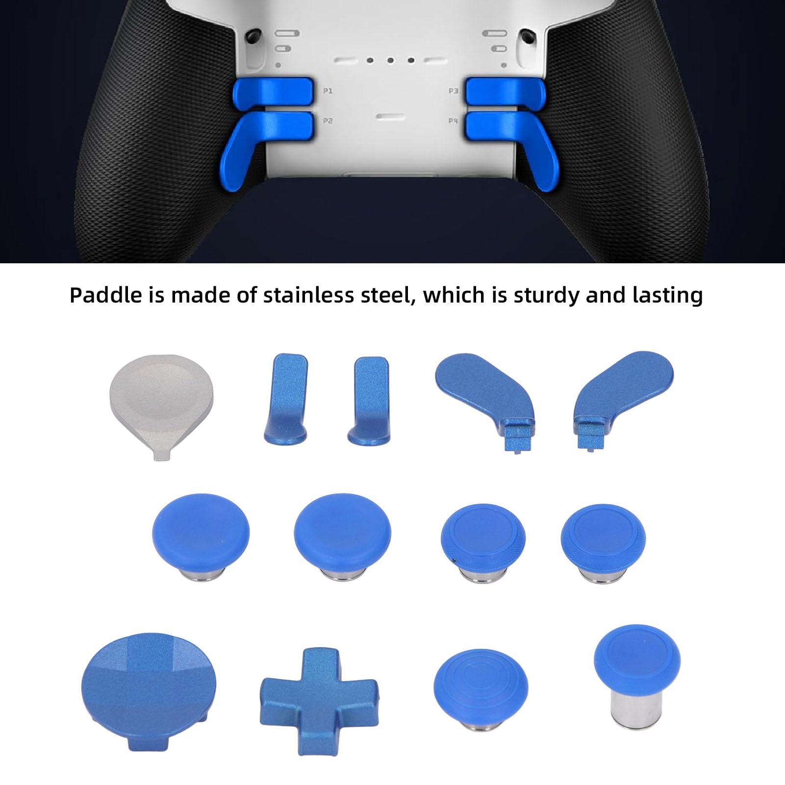 Gedourain Set di Paddle con Levetta per Controller Serie 2 per Un'esperienza di Gioco Personalizzata per Controller Serie 2 per Giocatori Professionisti