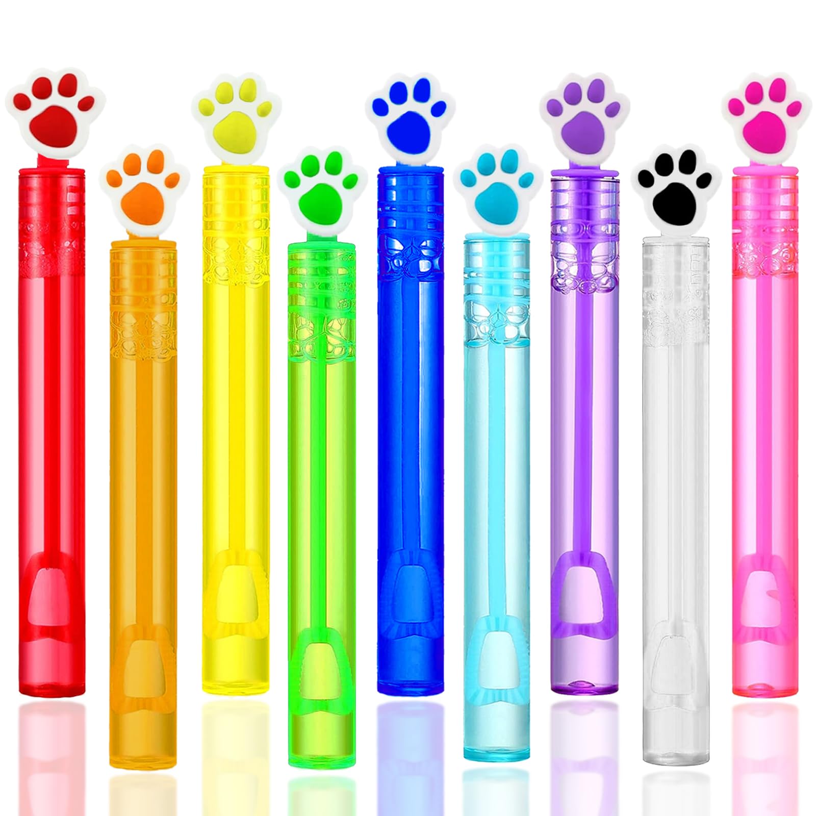 Fxswety45Pcs Dog Bubble Wands for Kids,Paw Patrol Party Favors,Patrol Party Birthday Decorations,Puppy Party Favors,Dog Themed Party Favors
