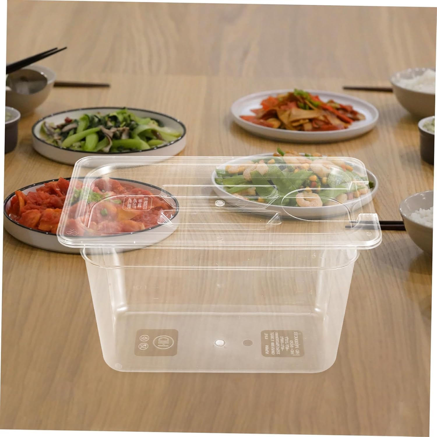 Contenitore Sous Vide, contenitore Sous Vide ribaltabile da 11 litri con coperchio per fornello di precisione culinaria con circolatore Sous Vide