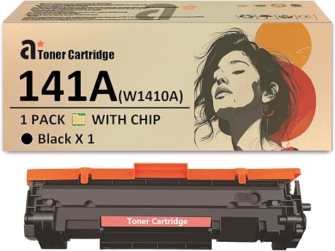 141A Toner Cartridge Compatible for HP 141A W1410A Toner Cartridges Work for HP LaserJet M110 M110w M110we MFP M139 M139we M140 M140w M140we Printers 1 Black