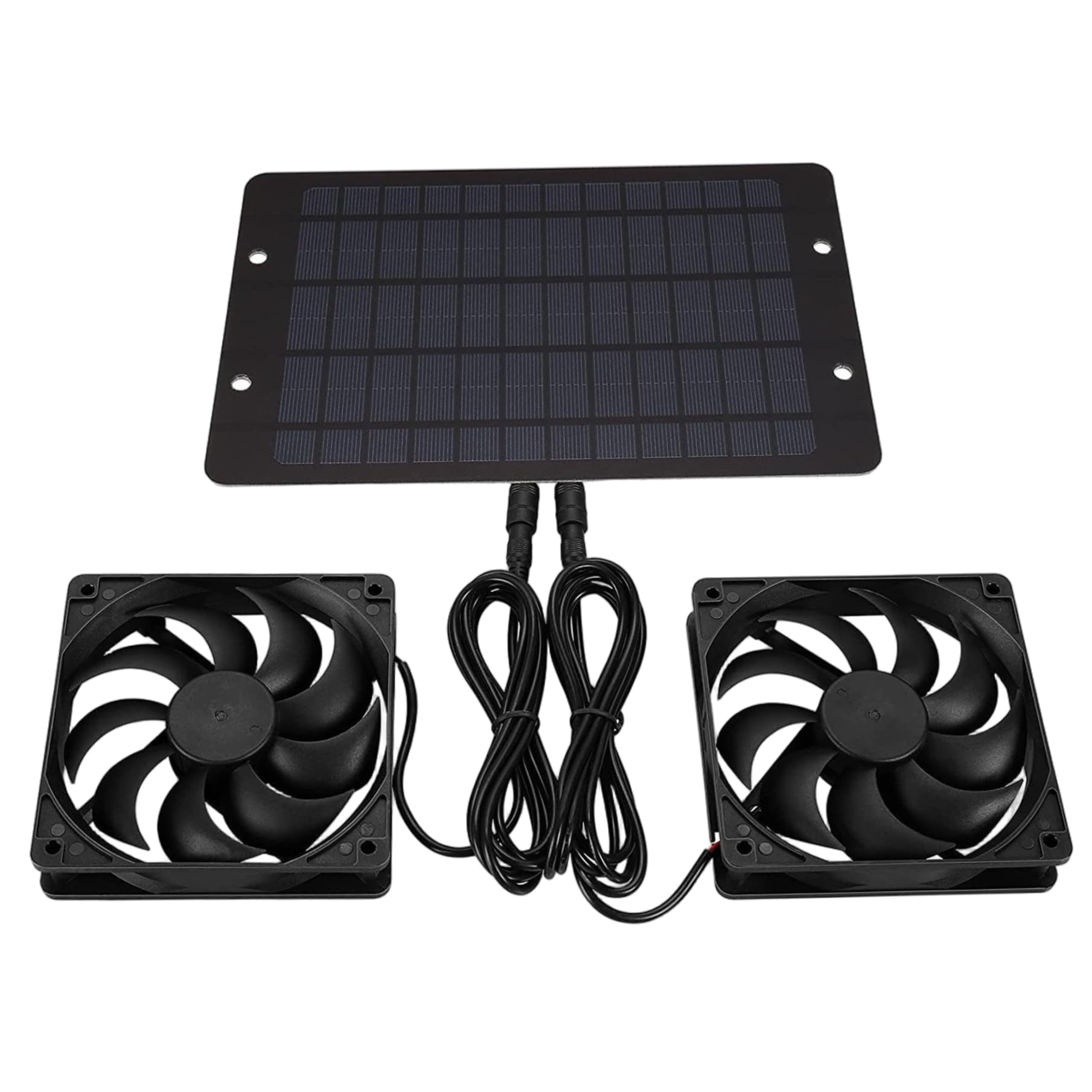 Ventilateur d'extraction solaire pour poulailler et aération de cabane de jardin 12V