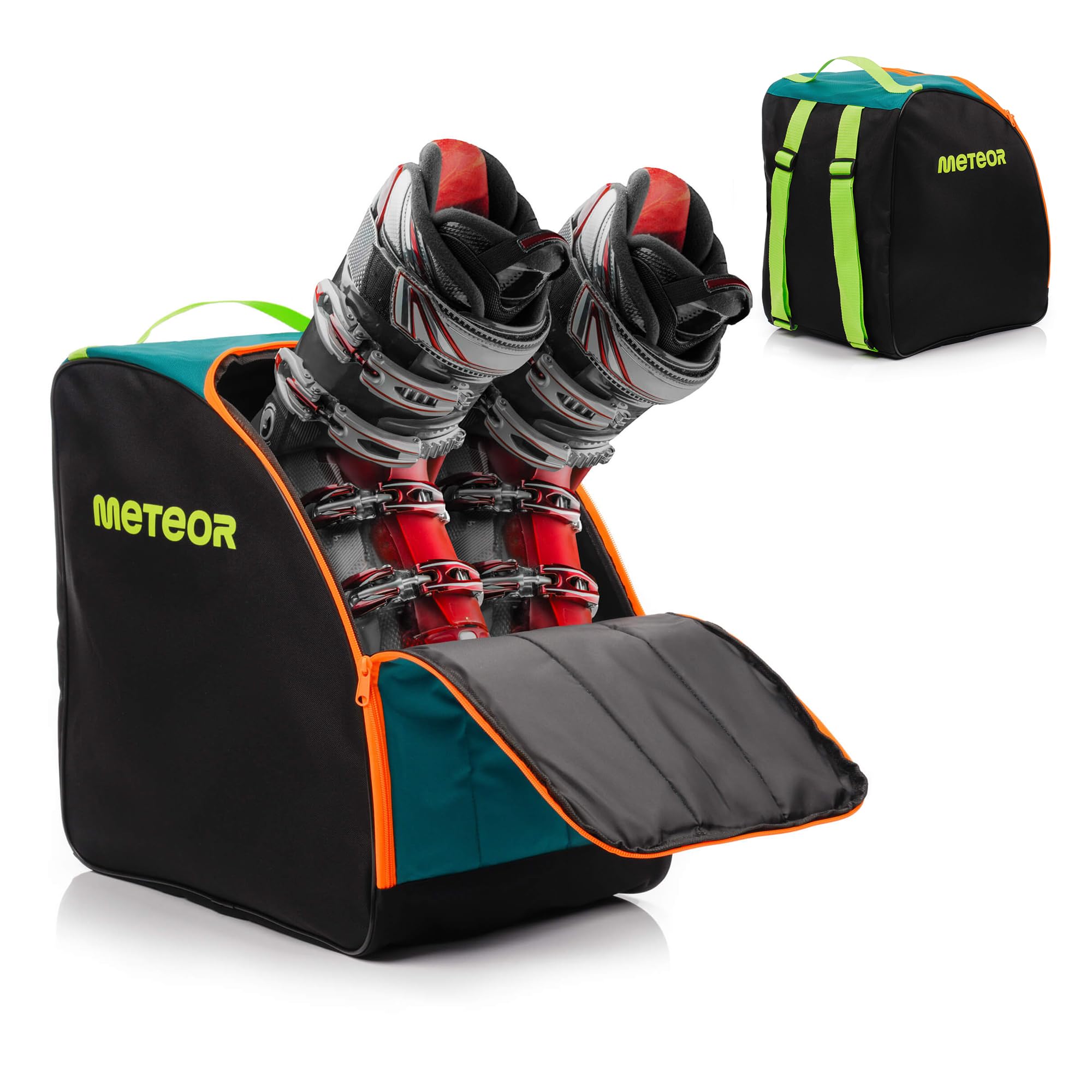Meteor Bolsa Botas Esquí Mochila Snowboard Bolsillo Gafas Tabla Casco Patines