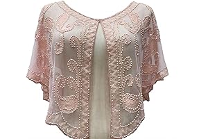 1920s Shawl Wraps Wedding Shawl Bridal Wrap Sequin Beaded Shawl