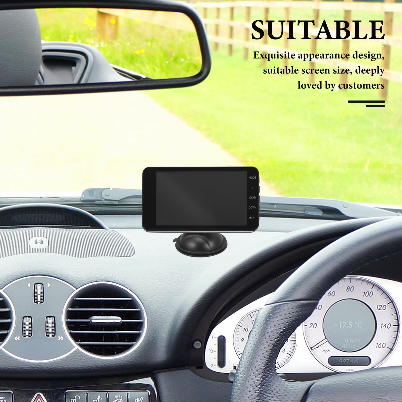 Dash Cam Doppia per Auto 5 Milioni, 170° Nero, Lega di Zinco