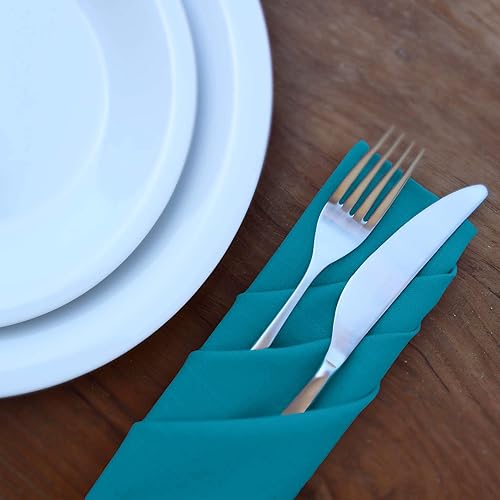 Vista 123 de Ruvanti Servilletas de algodón 12 unidades, servilletas de tela suaves y cómodas, servilletas de lino de calidad hotelera de lujo – Servilletas