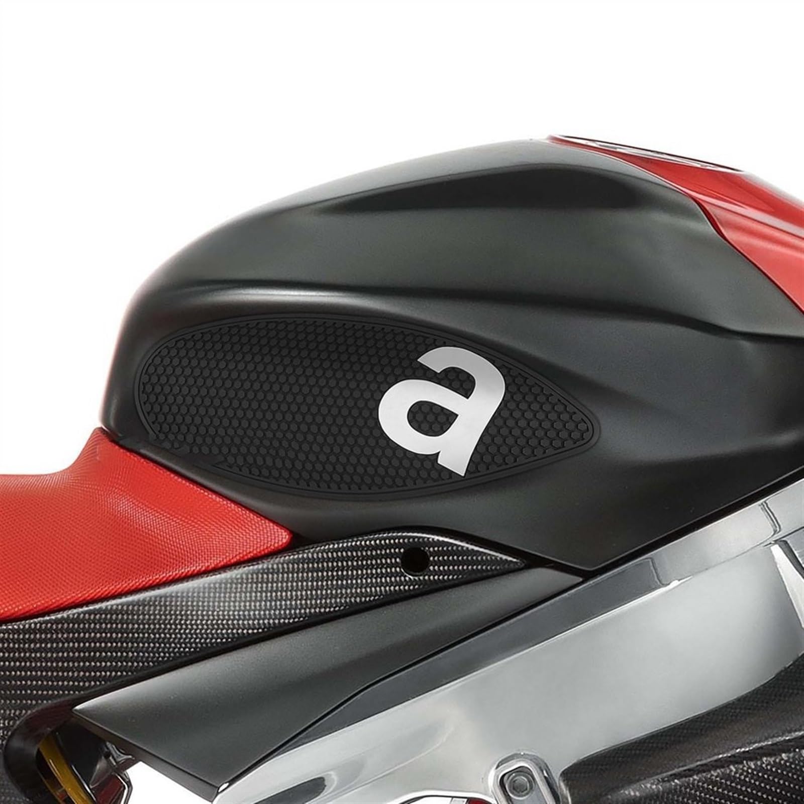 Paraserbatoio Per Aprilia RS660 - Adesivi Antiscivolo Neri - Foto 7