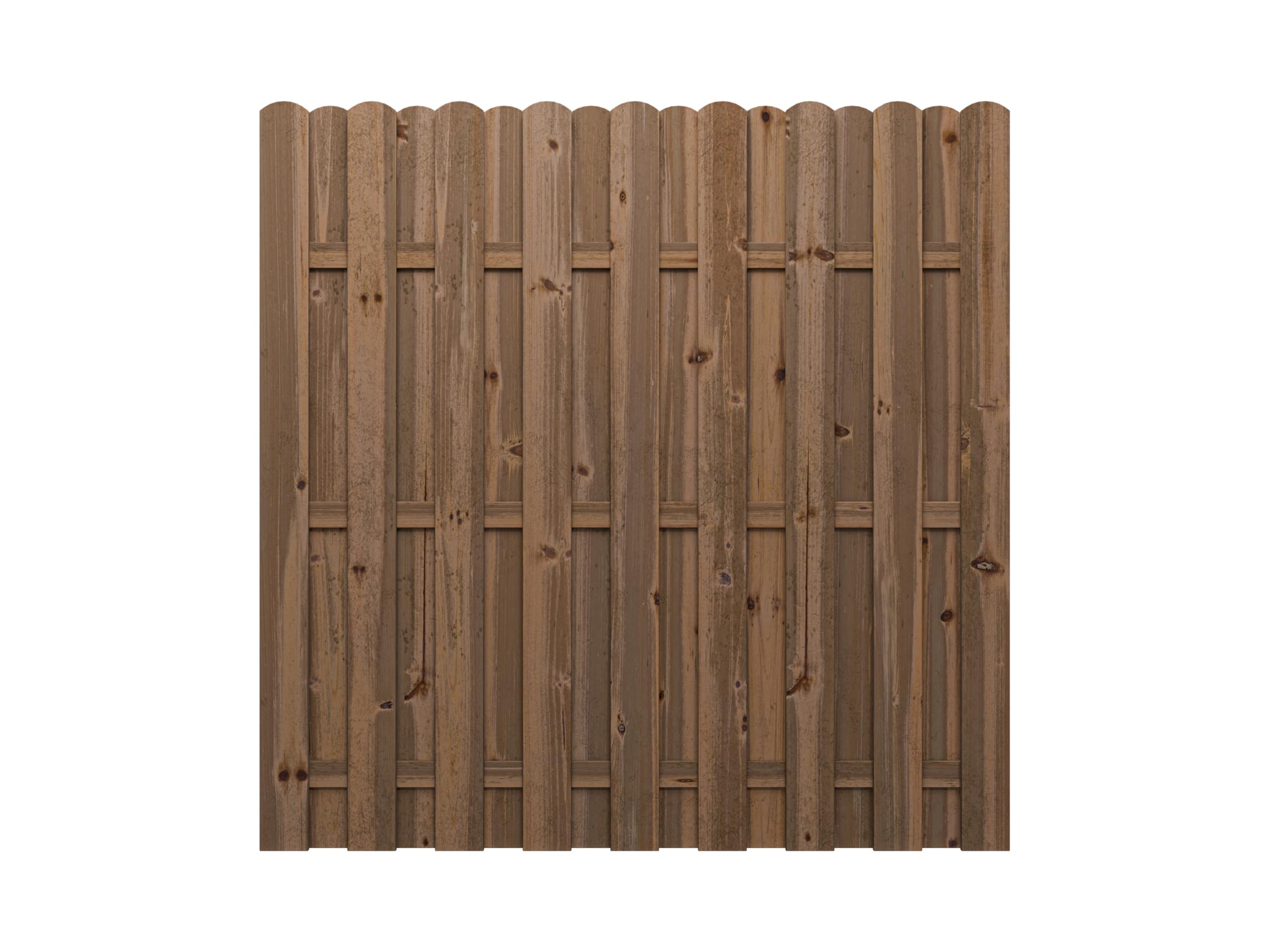 Sichtschutzzaun Gartenzaun Gartentor Brettertzaun kesseldruckimprägniert|wetterfest Kieferholz 180x180x4cm Braun