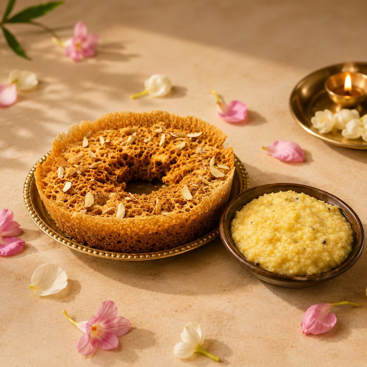Jaipur Malai Ghewar | Rabdi Ghevar | Indian Sweets Mithai prepared in desi ghee | Rajasthan famous Malai Ghevar | 650gms